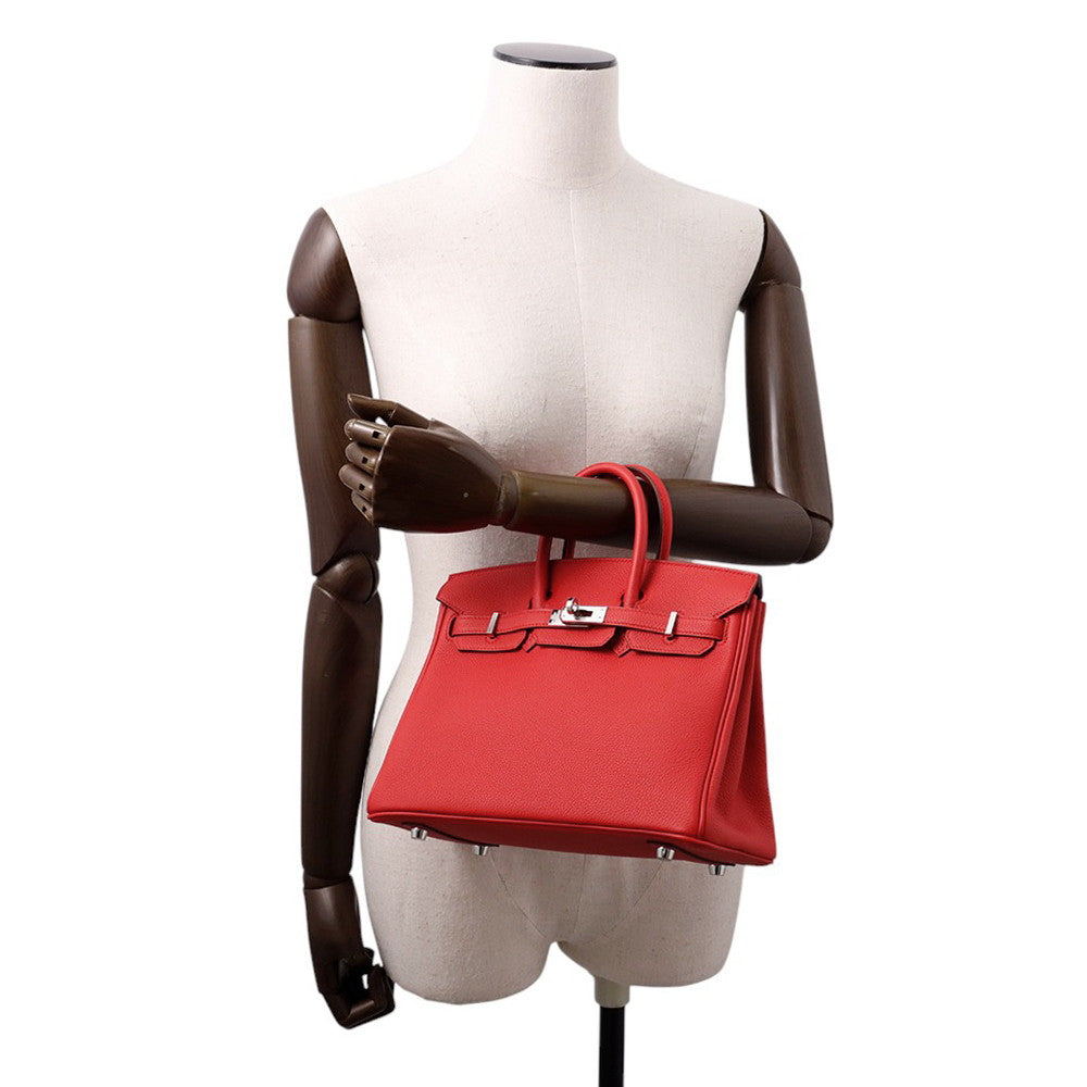 HERMES Birkin Rouge Ladue Togo Leather Size 25 - Product Image 4