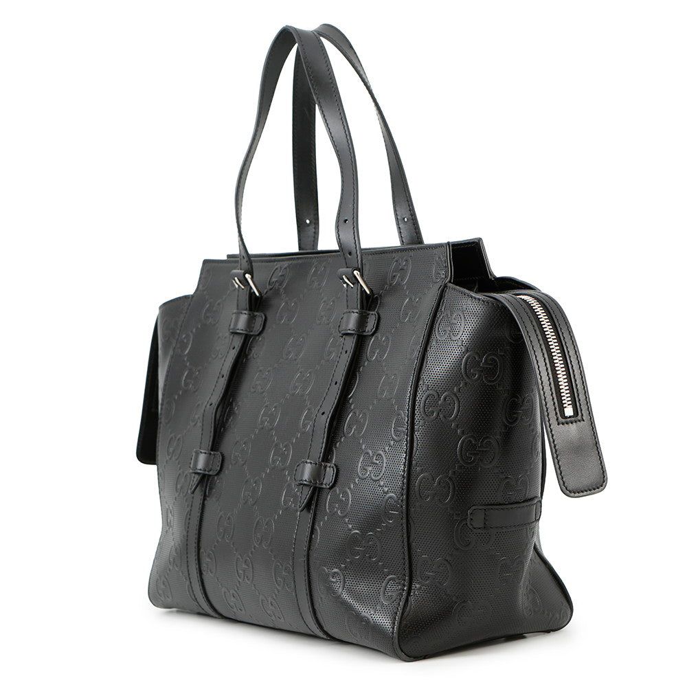 GUCCI GG embossed Tote Bag Black625774 GG emboss - Product Image 2
