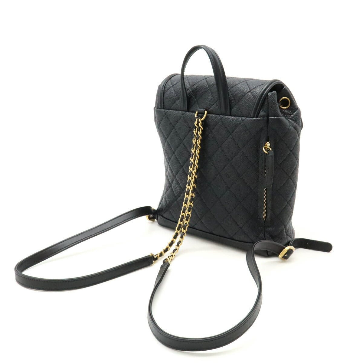 Chanel Caviar CC Filigree Backpack Black | Studio Nafay