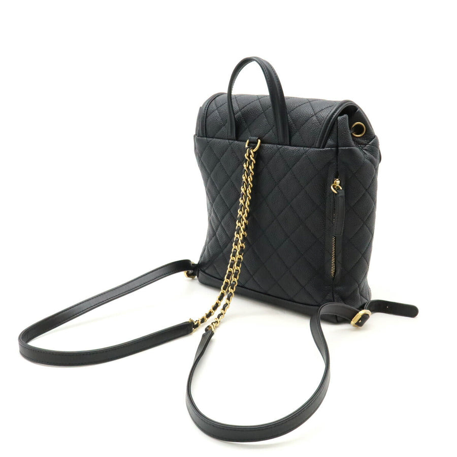 Chanel Caviar CC Filigree Backpack Black | Studio Nafay