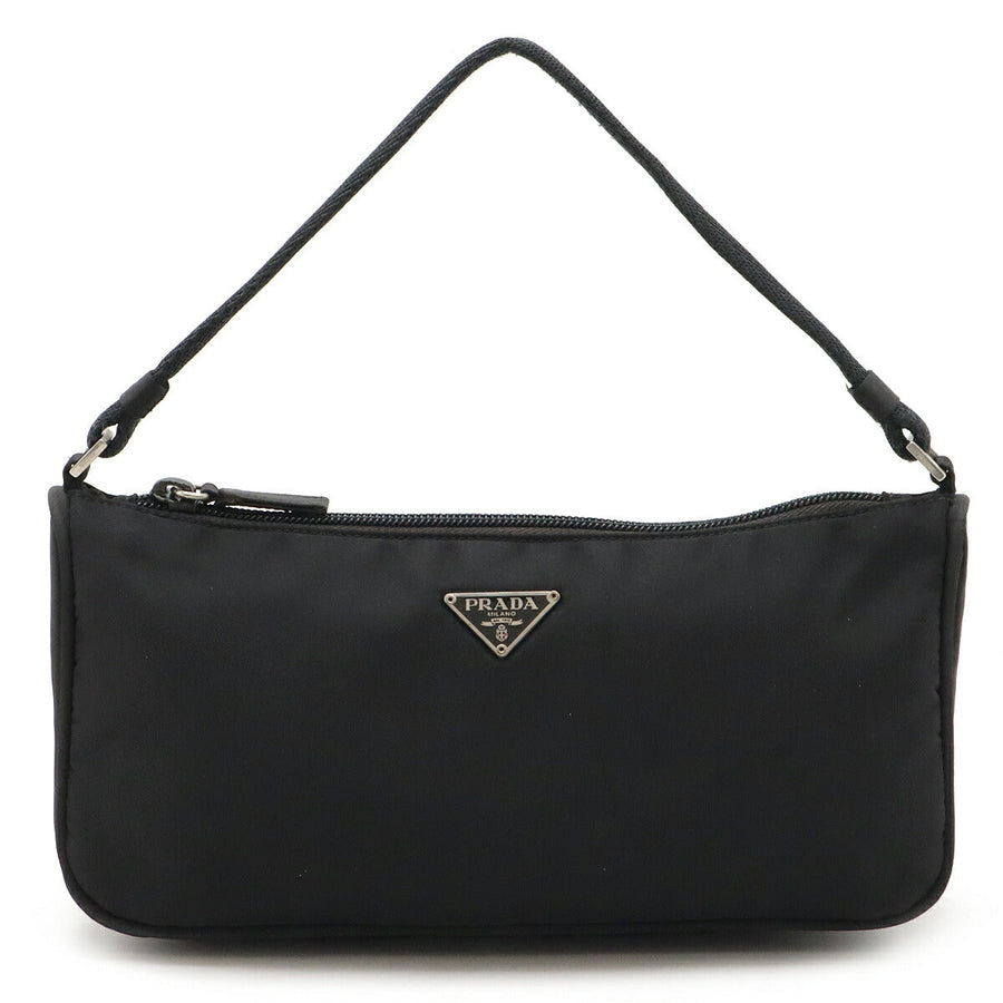 Prada Nylon Accessory Pouch Clutch Bag | Studio Nafay