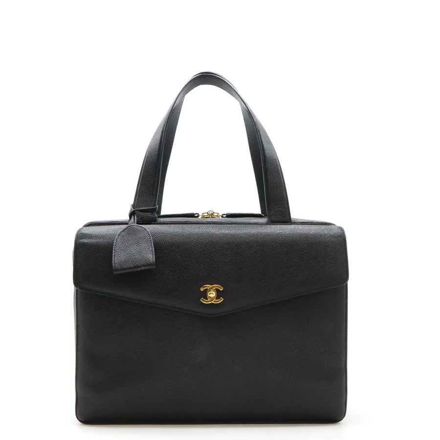Chanel Caviar Leather Business Bag Briefcase | Studio Nafay