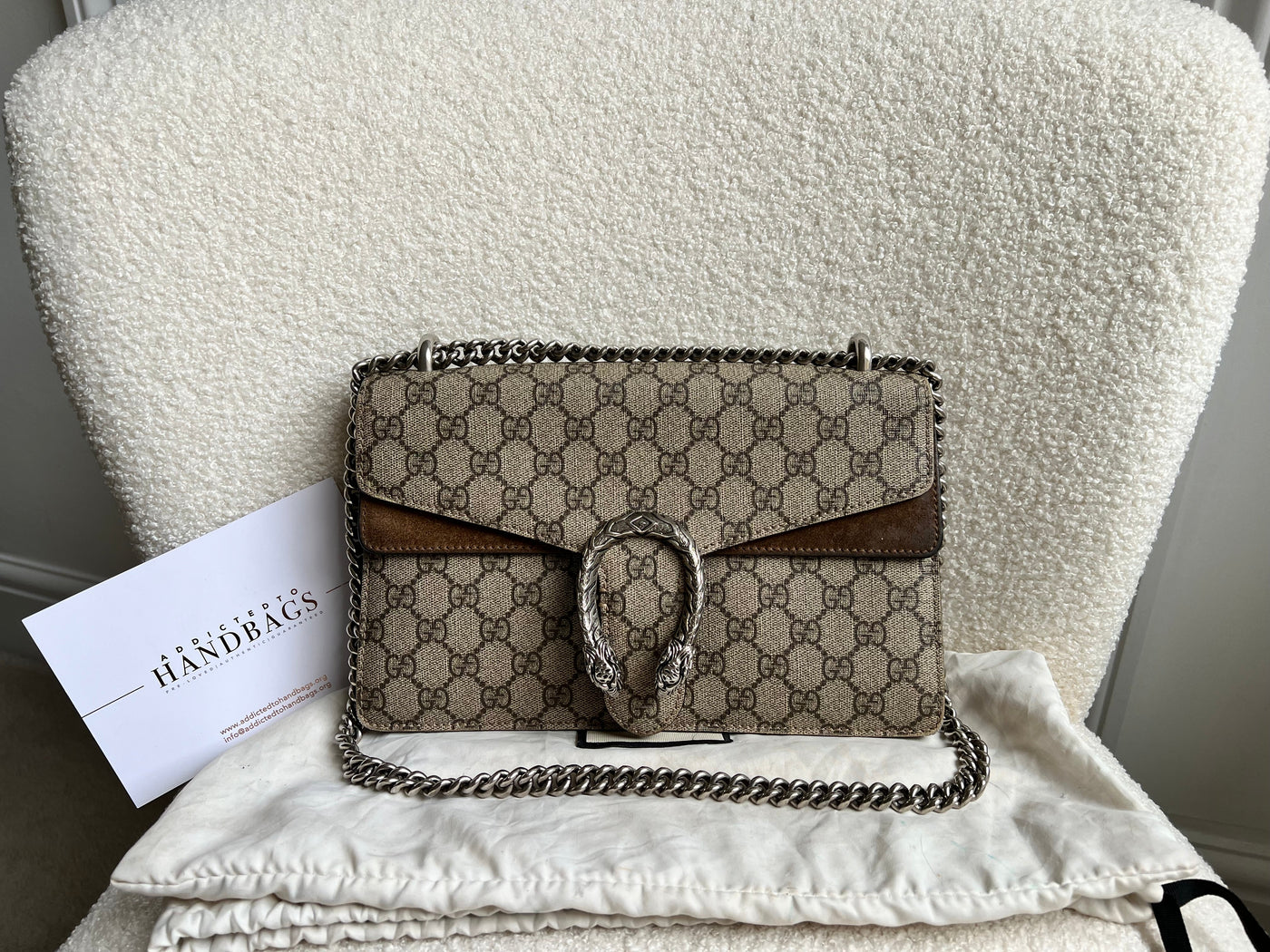 Gucci Dionysus GG Supreme Small Shoulder Bag (RRP £2,400) | Studio Nafay