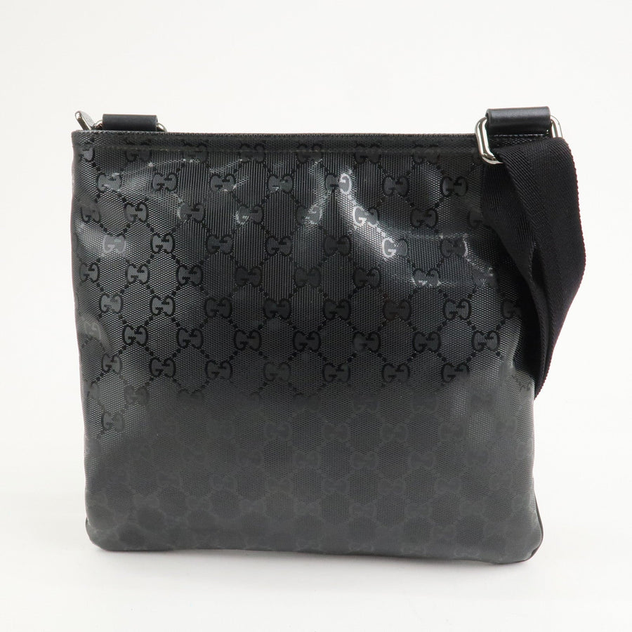 GUCCI GG Imprime Monogram PVC Shoulder Bag Cross Body Bag Black 295257 | Studio Nafay