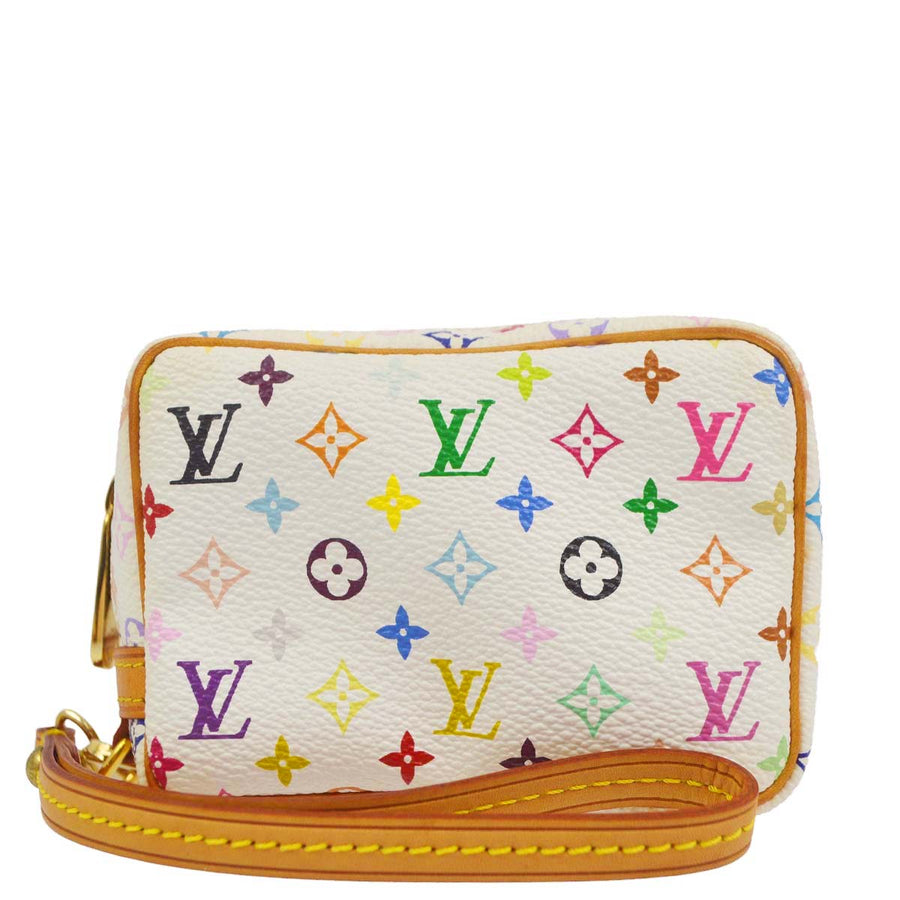 Louis Vuitton Monogram Multicolor Trousse Wapity Pouch Bag in White / Multicolor