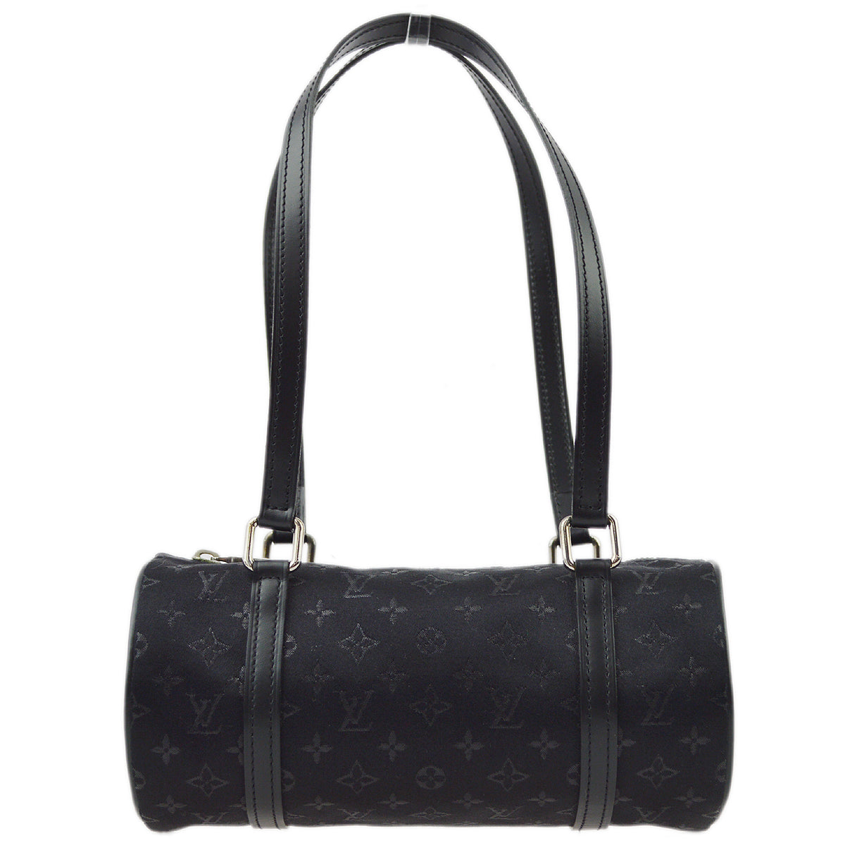 Louis Vuitton Black Monogram Satin Little Papillon