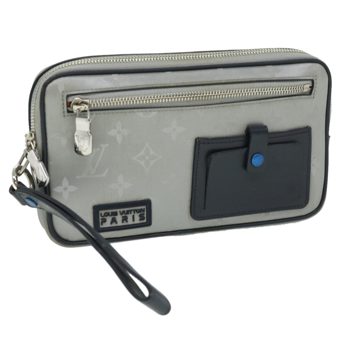 Louis Vuitton Alpha Silver Synthetic Clutch Bag ( ) | Studio Nafay