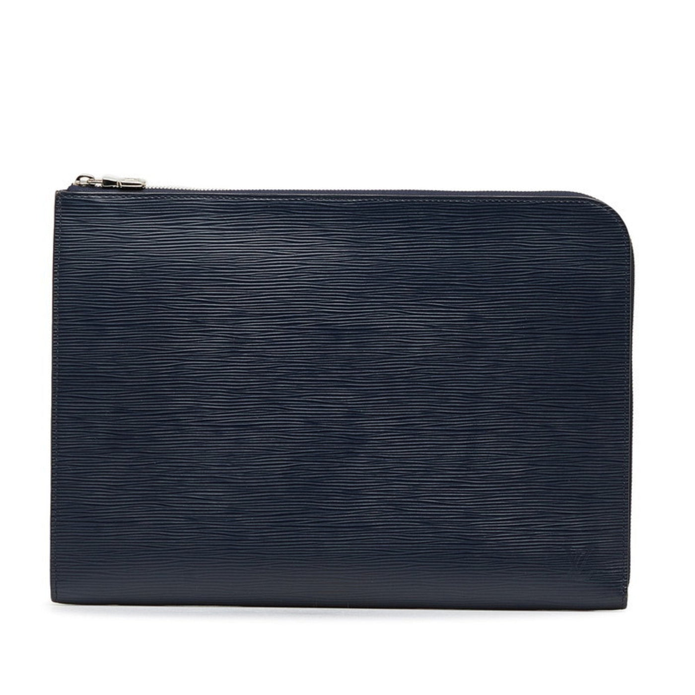 Louis Vuitton Navy Leather Clutch Bag Pochette ( ) | Studio Nafay