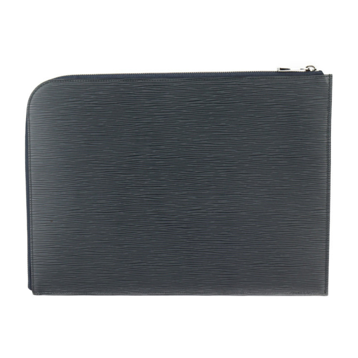 Louis Vuitton Navy Blue Leather Clutch Bag Handbag Pochette Pouch ( ) - Product Image 3