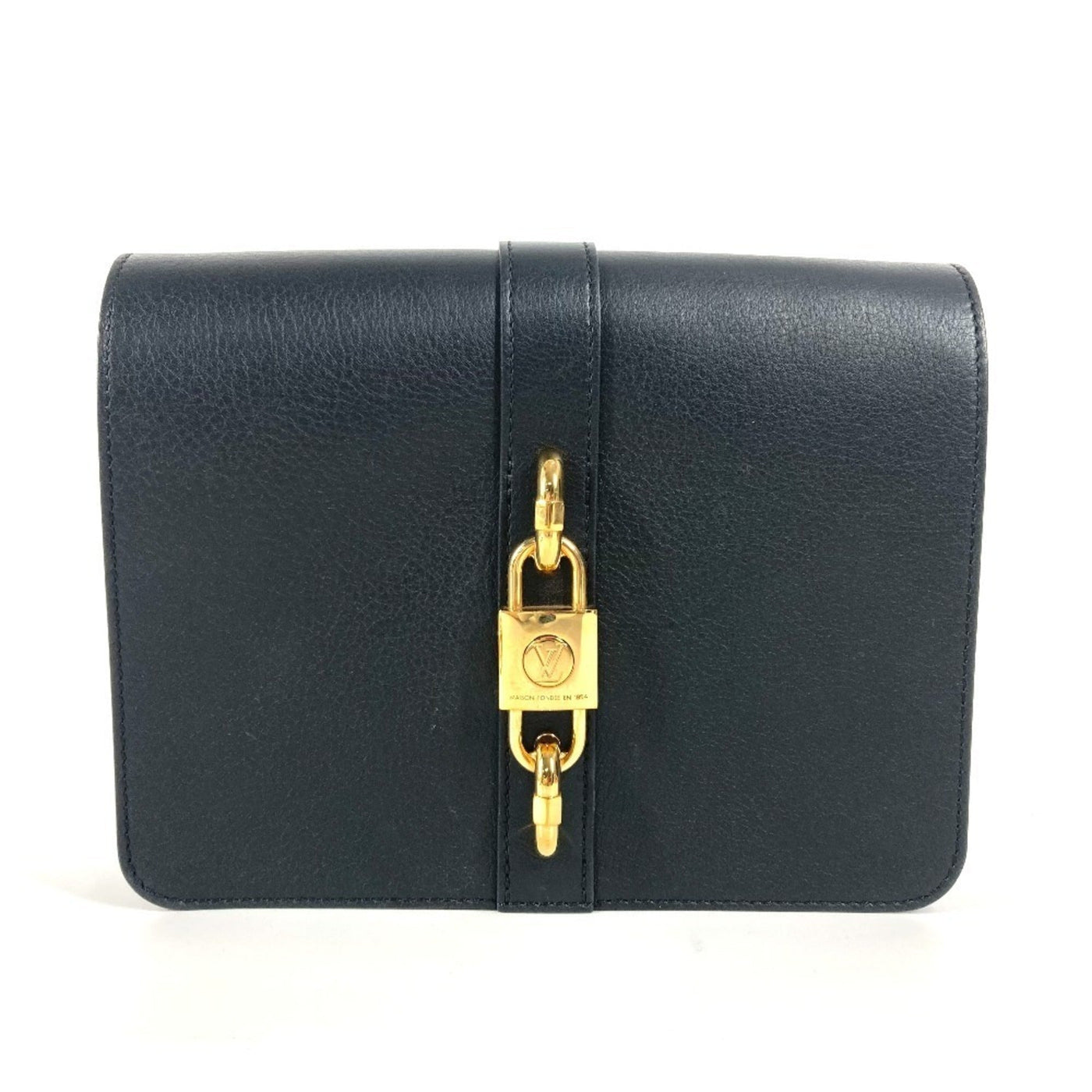 Louis Vuitton Black Gold Noir Leather Clutch Bag Shoulder Bag ( ) - Product Image 2