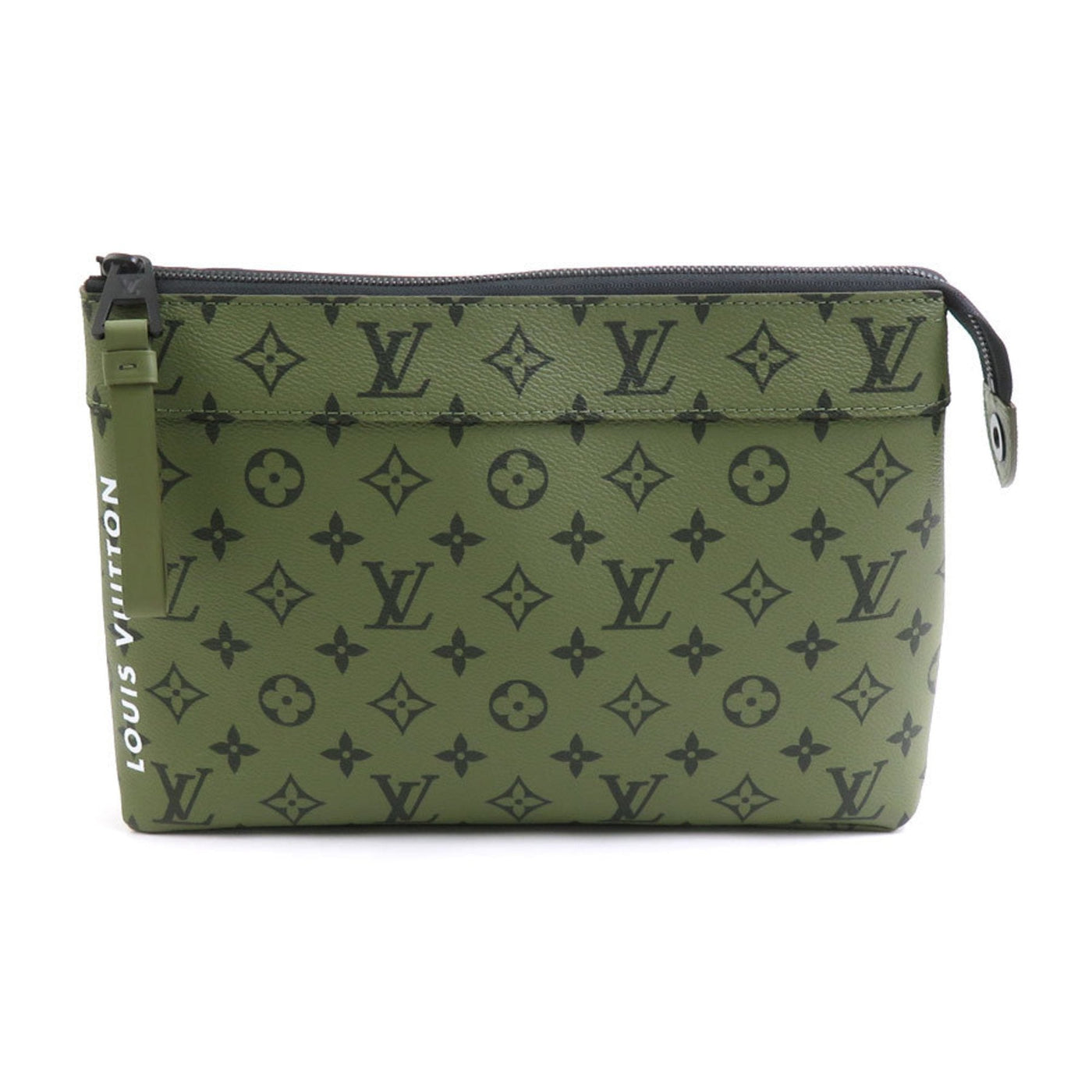 Louis Vuitton Monogram Canvas Green Clutch Bags | Studio Nafay