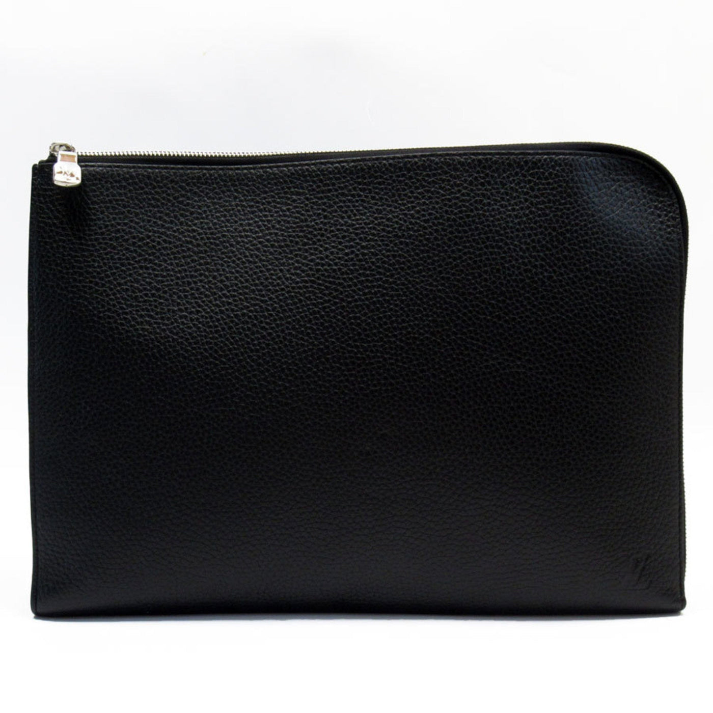 Louis Vuitton Noir Leather Clutch Bag Pochette ( ) | Studio Nafay