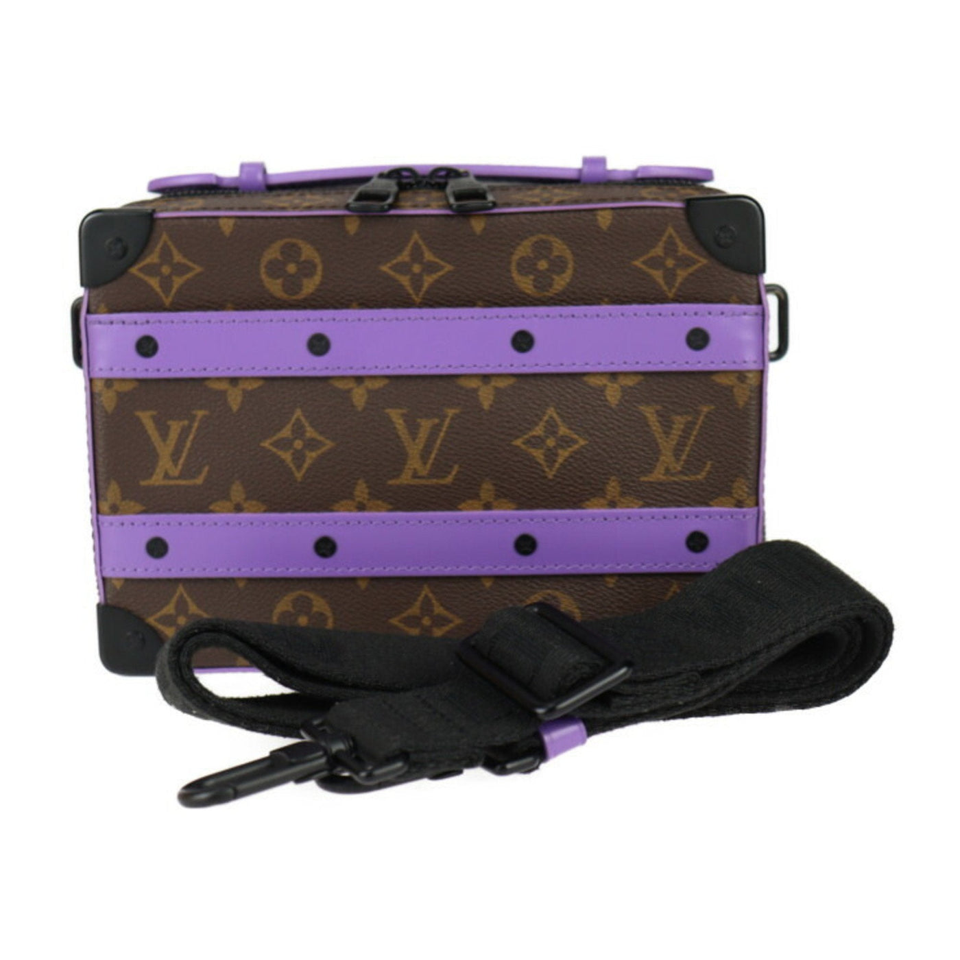 Louis Vuitton Brown Purple Pvc Leather Clutch Bag Handbag Pochette Shoulder Bag ( ) | Studio Nafay