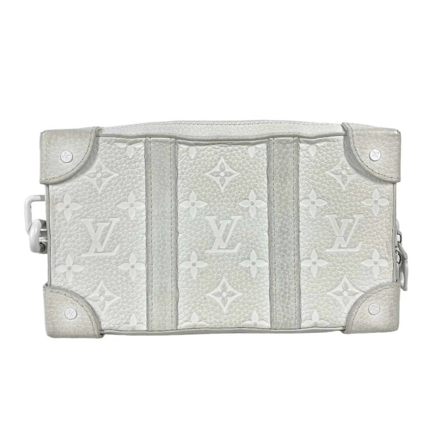 Louis Vuitton White Leather Clutch Bag Shoulder Bag ( ) - Product Image 2