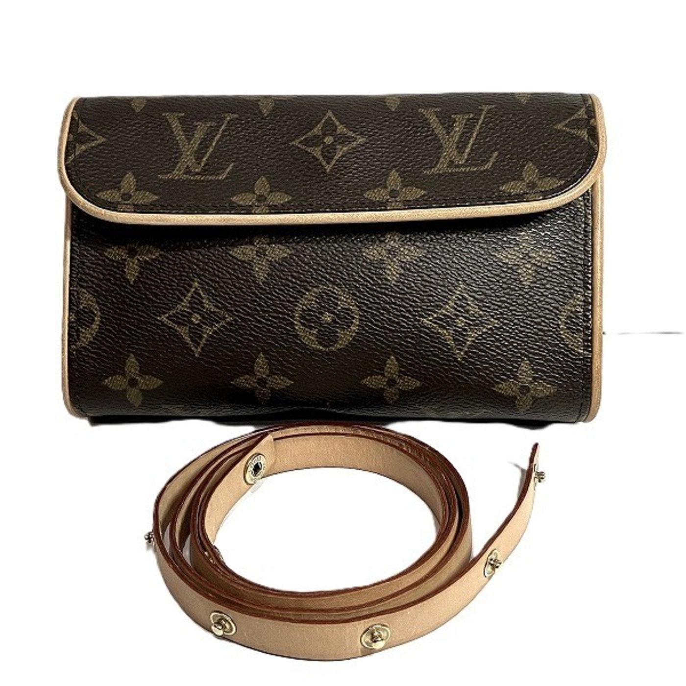 Louis Vuitton Brown Monogram Monogram Clutch Bag Fanny Pack Pochette ( ) | Studio Nafay