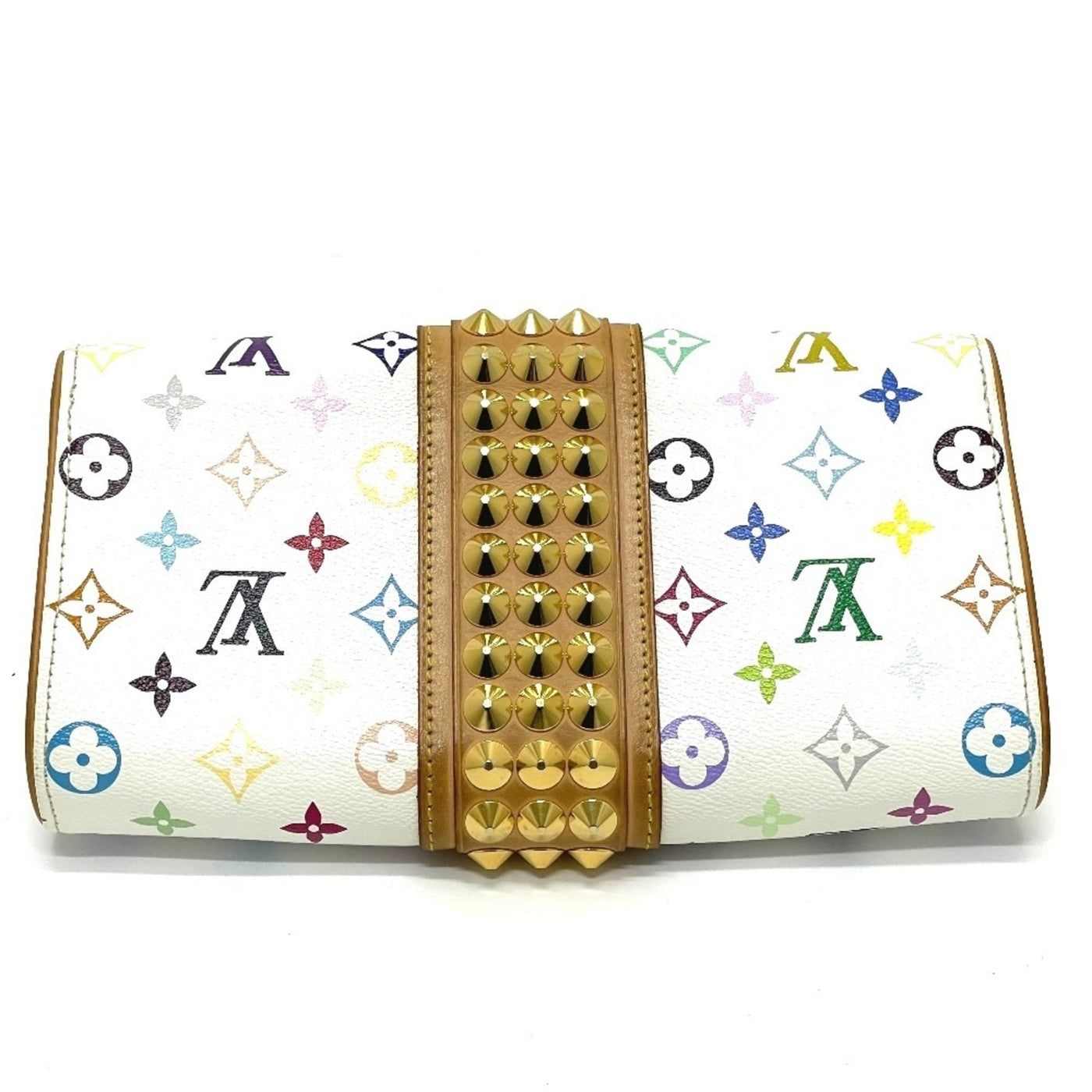 Louis Vuitton Blanc Multi-Color Monogram Multicolore Clutch Bag Pochette ( ) - Product Image 2