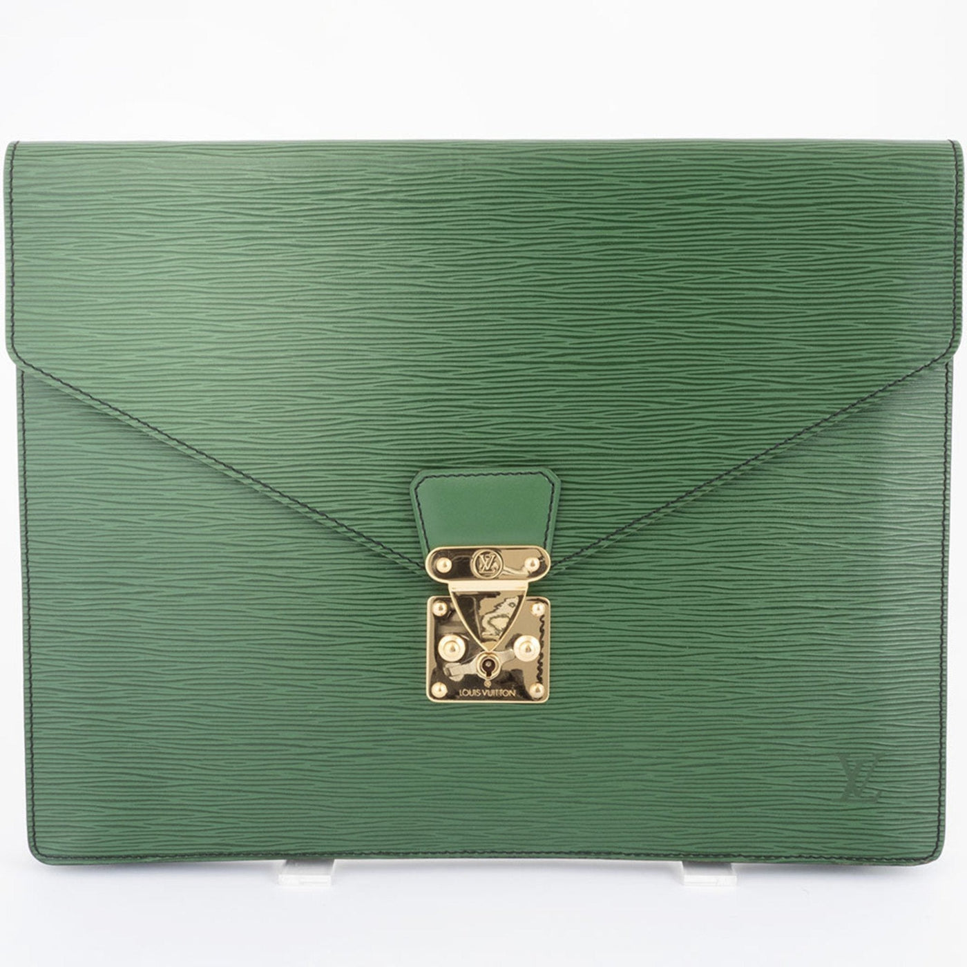 Louis Vuitton Green Epi Leather Clutch Bag ( ) | Studio Nafay