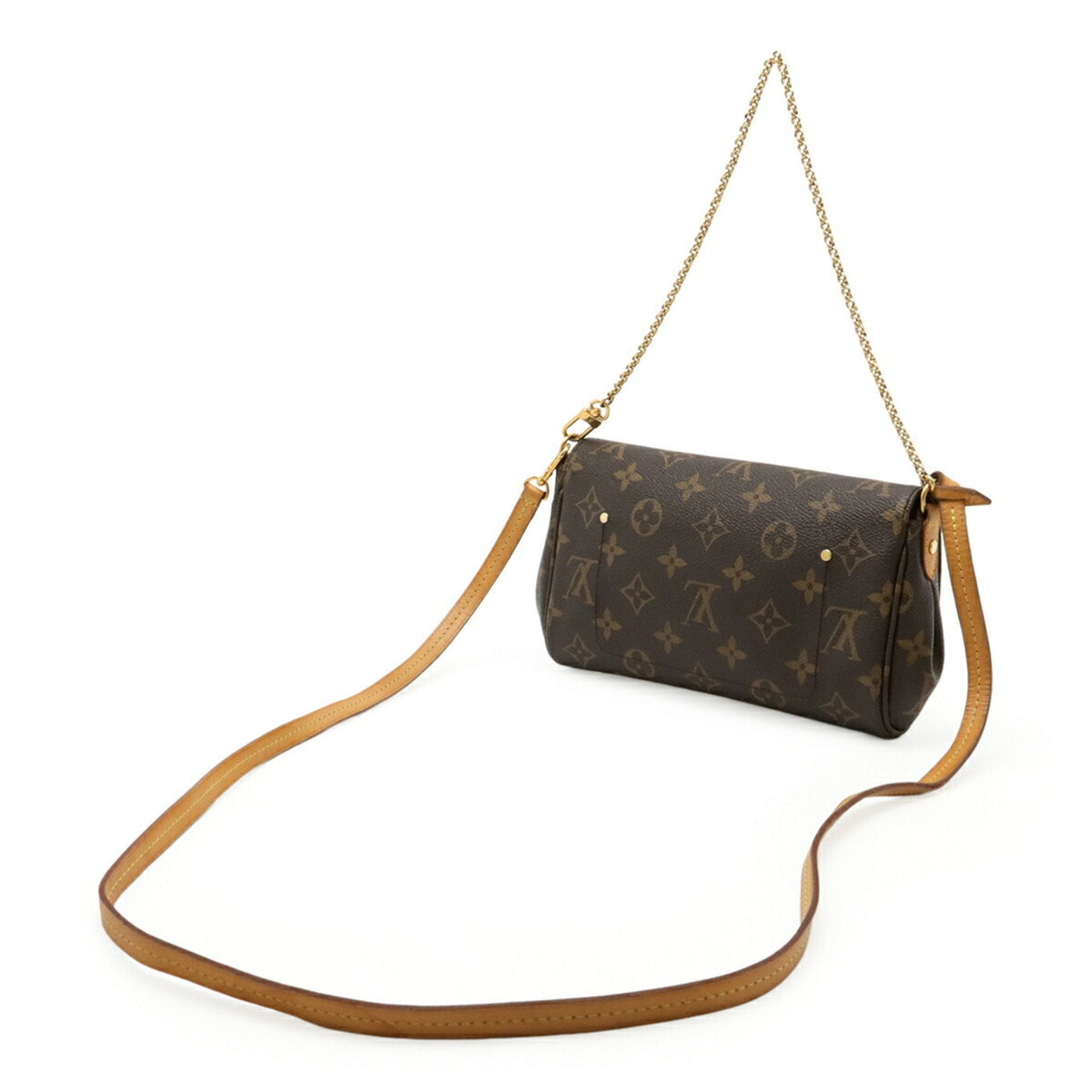 Louis Vuitton Brown Monogram Clutch Bag Pouch Shoulder Bag ( ) - Product Image 3