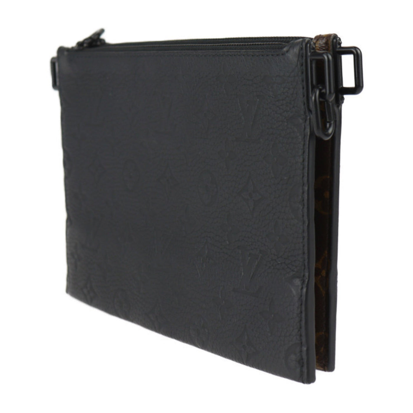 Louis Vuitton Black Brown Monogram Monogram Monogram Empreinte Clutch Bag Pouch Shoulder Bag ( ) - Product Image 2