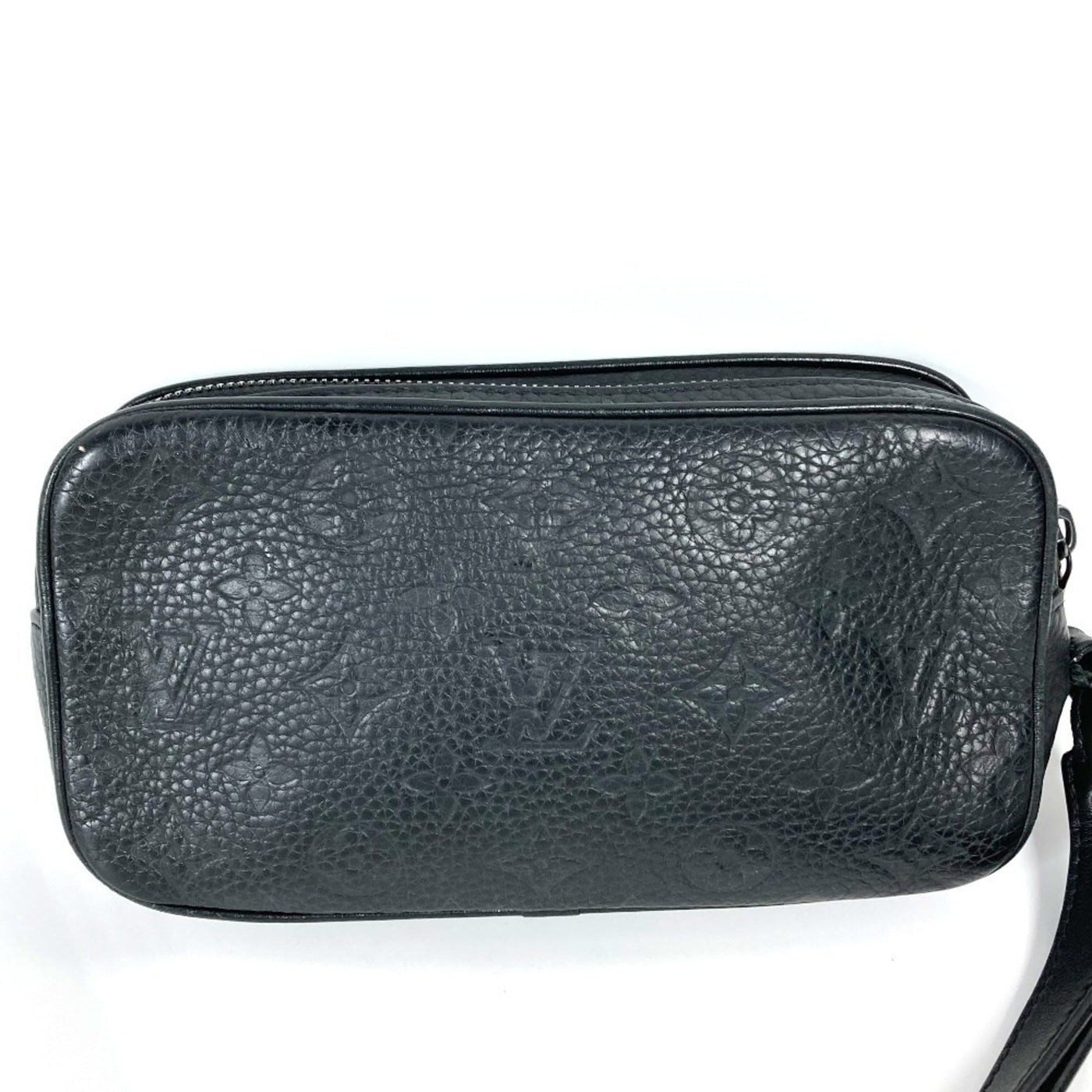 Louis Vuitton Black Noir Leather Clutch Bag Pouch ( ) - Product Image 2
