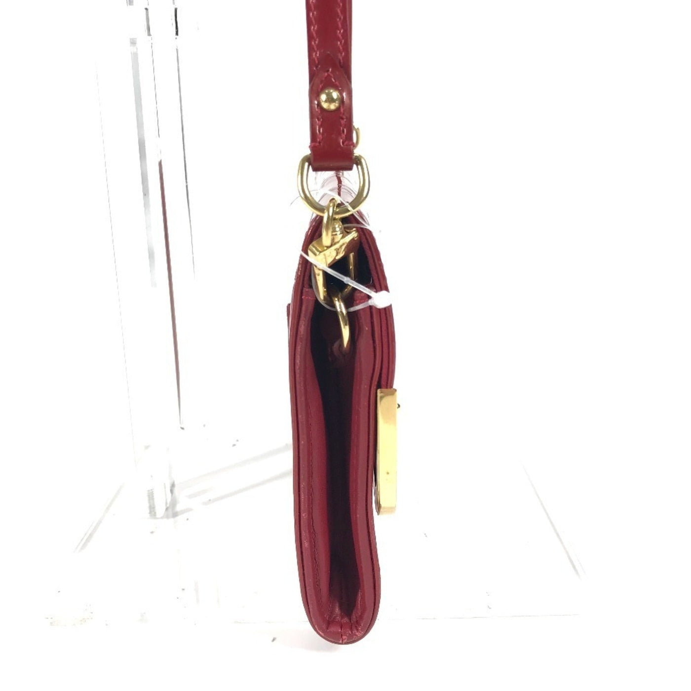 Louis Vuitton Pomme D'amour Red Color Monogram Vernis Canvas Clutch Bag Shoulder Bag ( ) - Product Image 3
