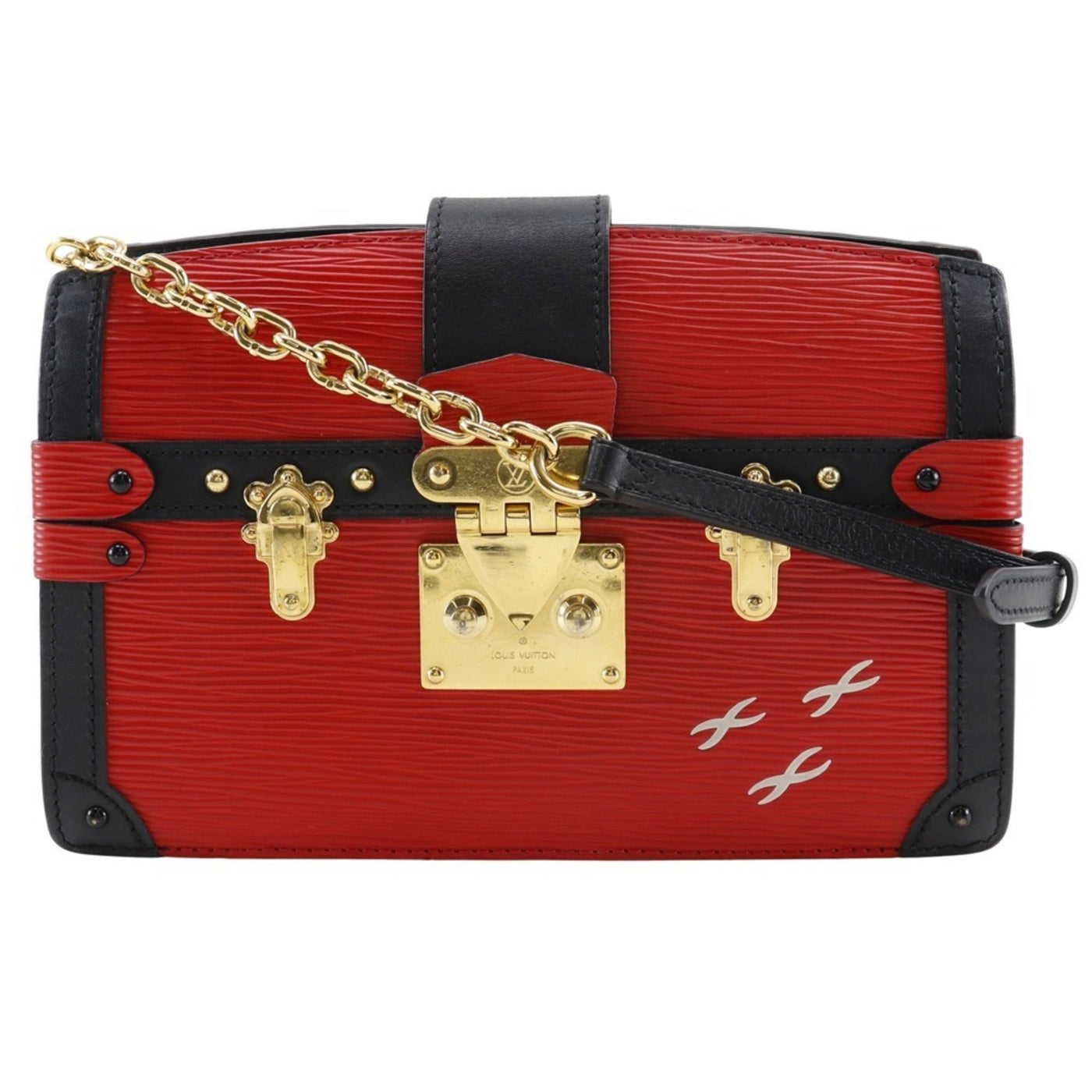 Louis Vuitton Epi Red Color Rouge Epi Leather Clutch Bag Shoulder Bag ( ) | Studio Nafay