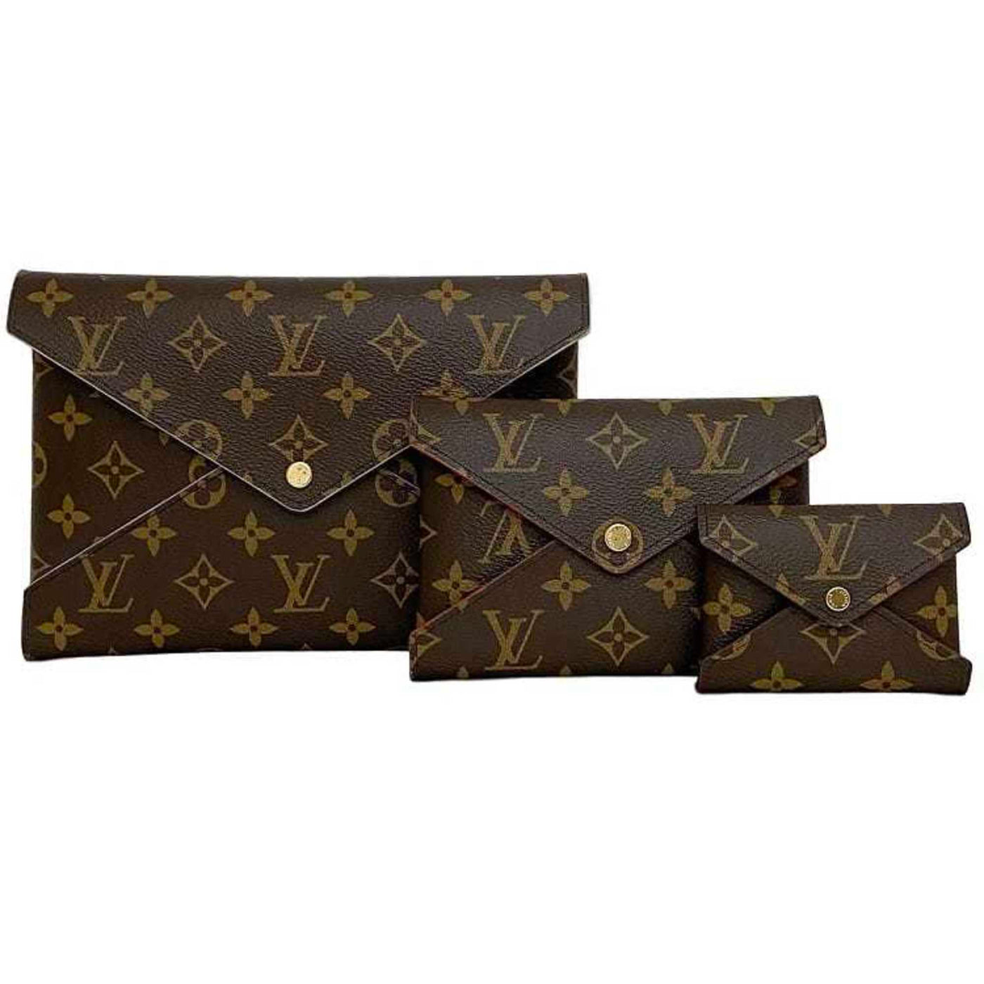Louis Vuitton Monogram Canvas Red Clutch Bags | Studio Nafay