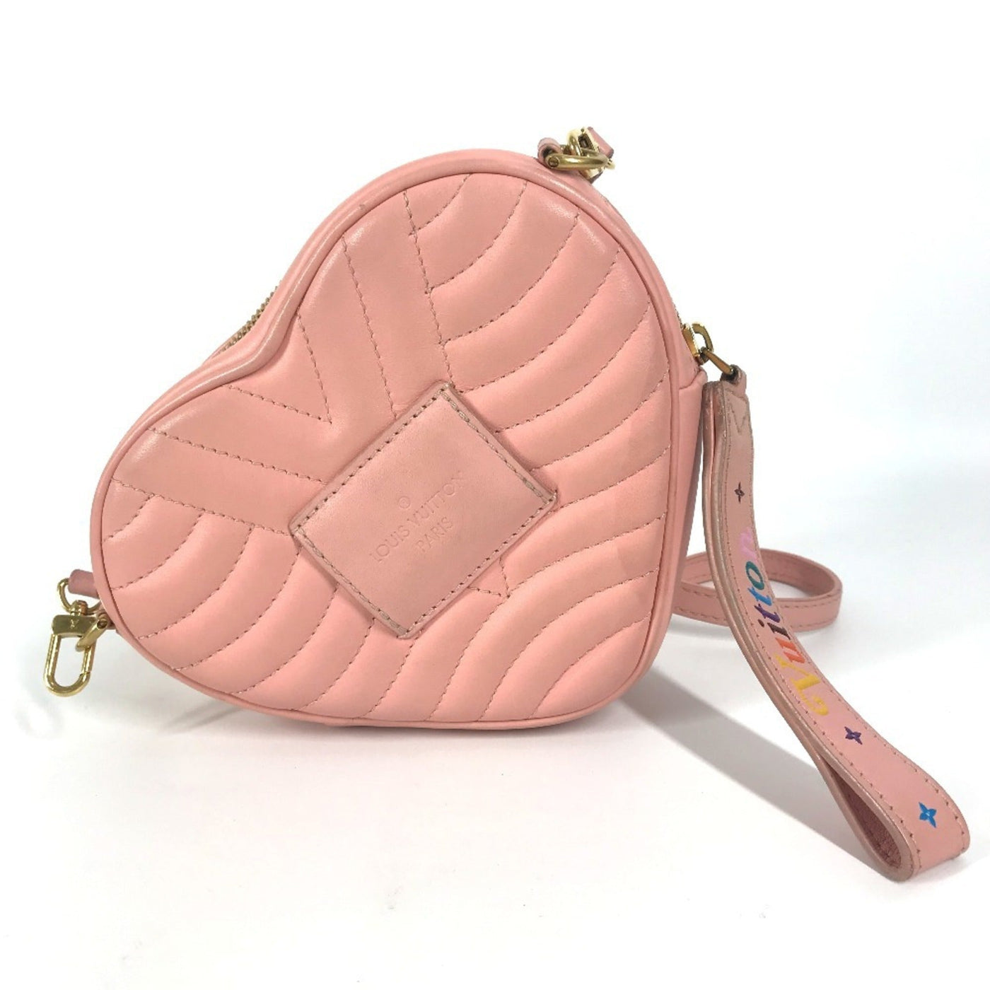 Louis Vuitton Pink Leather Clutch Bag Pochette Shoulder Bag ( ) - Product Image 2