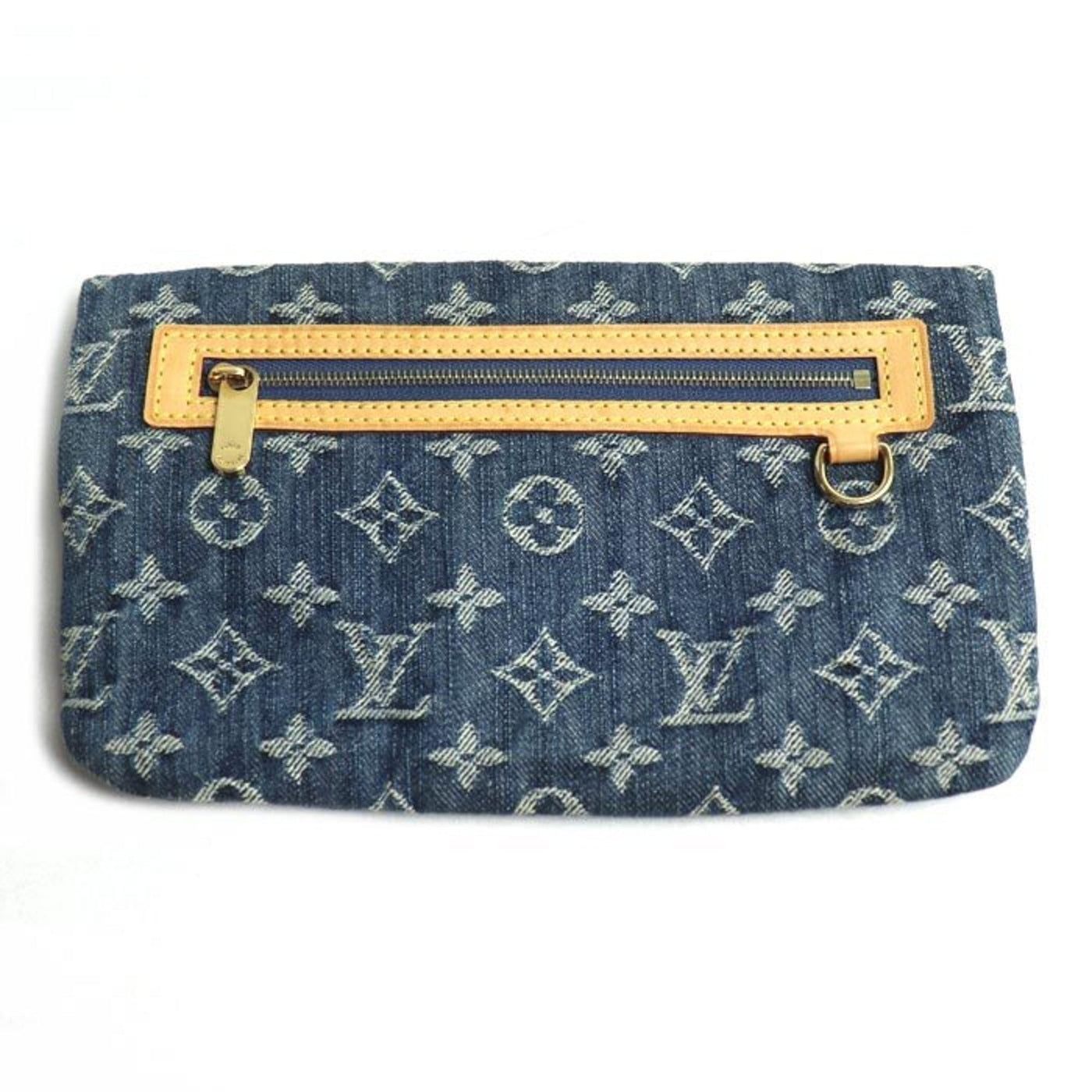 Louis Vuitton Blue Monogram Denim Clutch Bag Pochette Pouch ( ) - Product Image 2