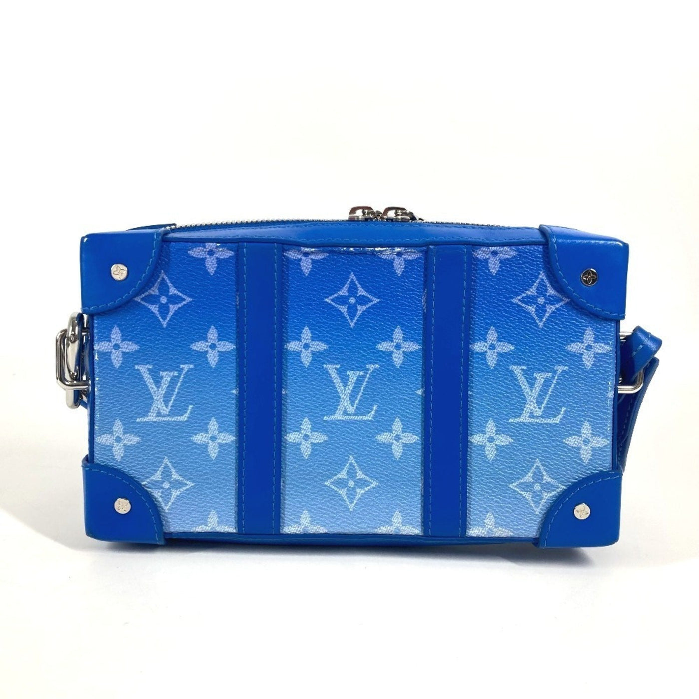 Louis Vuitton Blue White Monogram Clutch Bag Pochette Shoulder Bag ( ) - Product Image 2