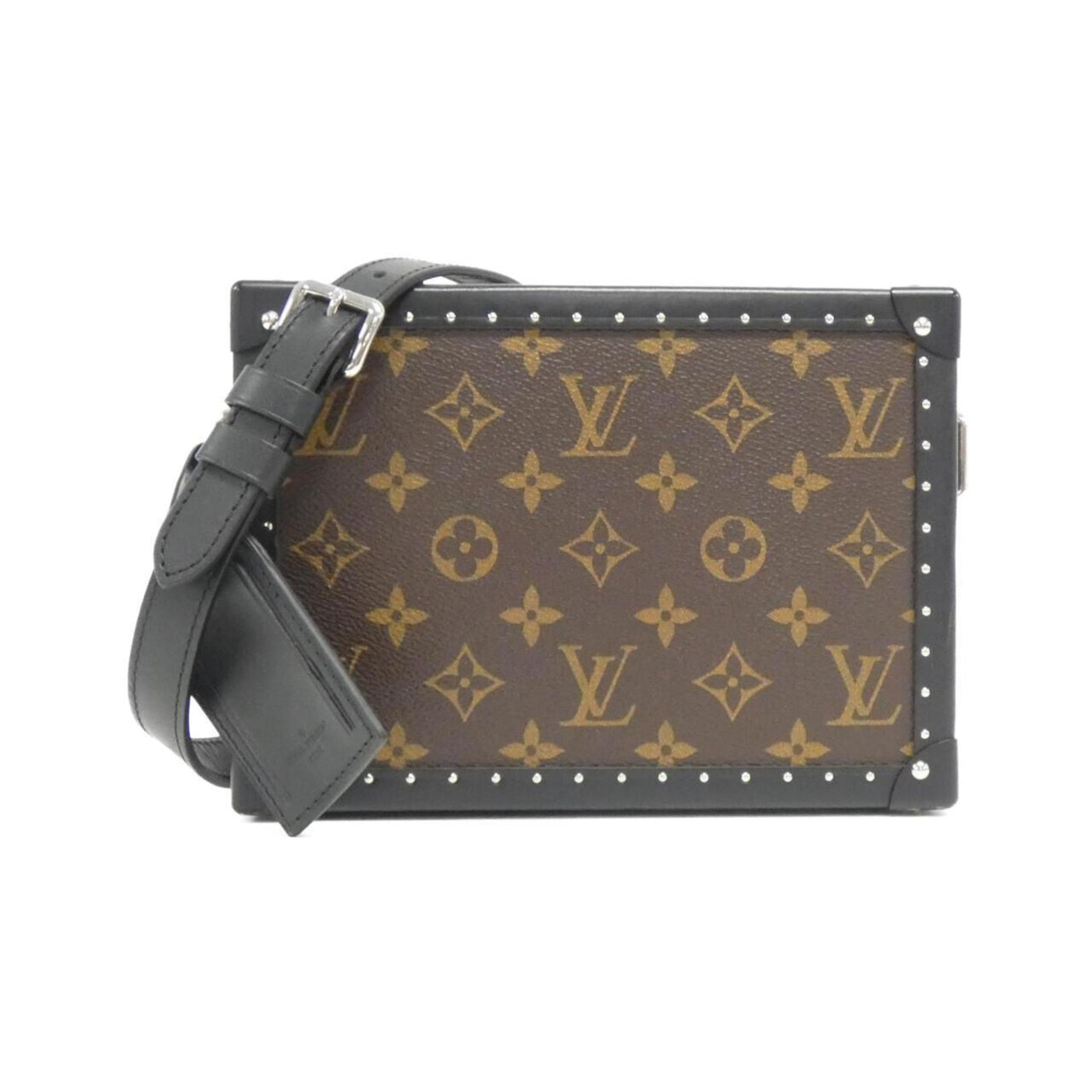 Louis Vuitton Marron Monogram Macassar Coated Canvas Clutch Bag Shoulder Bag ( ) | Studio Nafay