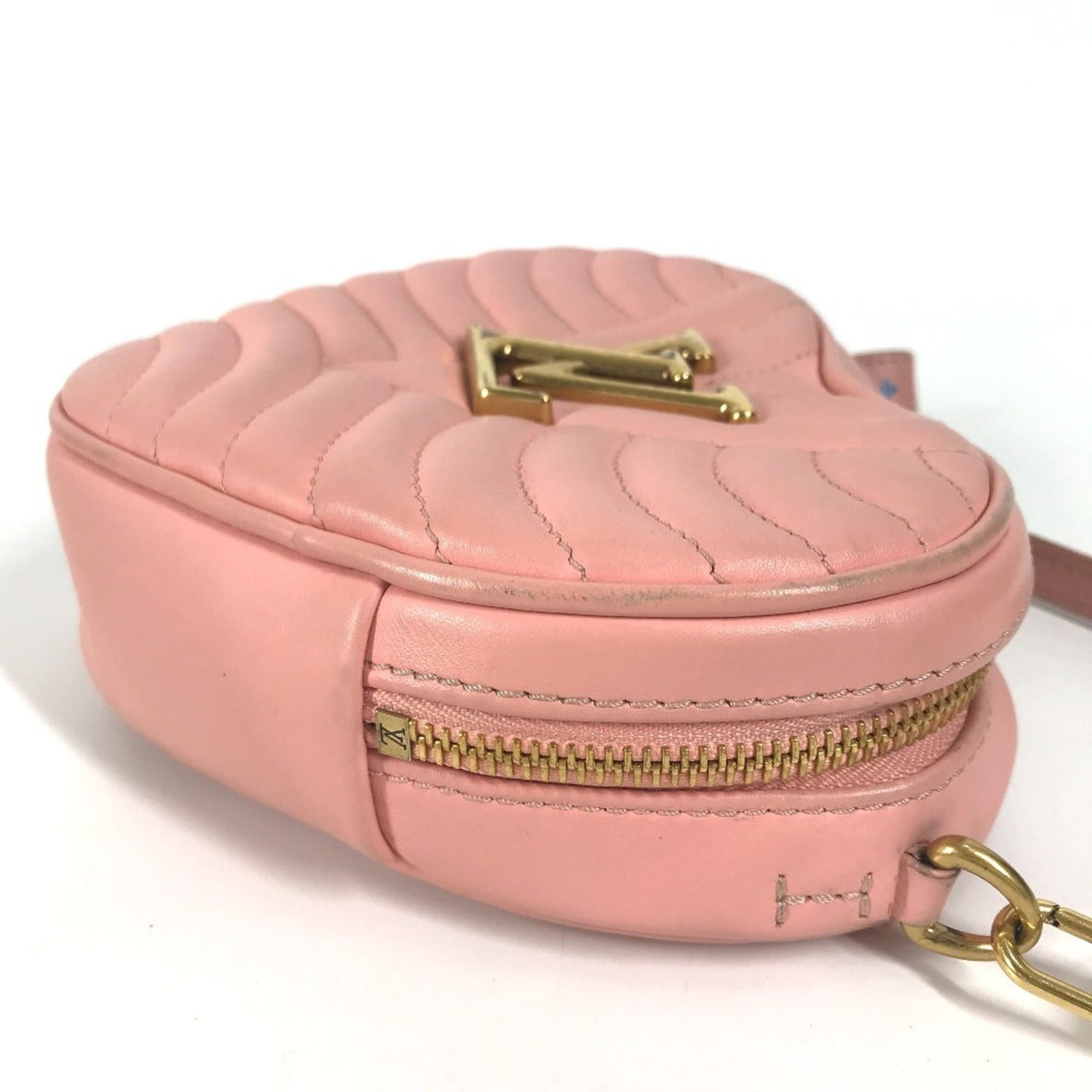 Louis Vuitton Pink Leather Clutch Bag Pochette Shoulder Bag ( ) - Product Image 4