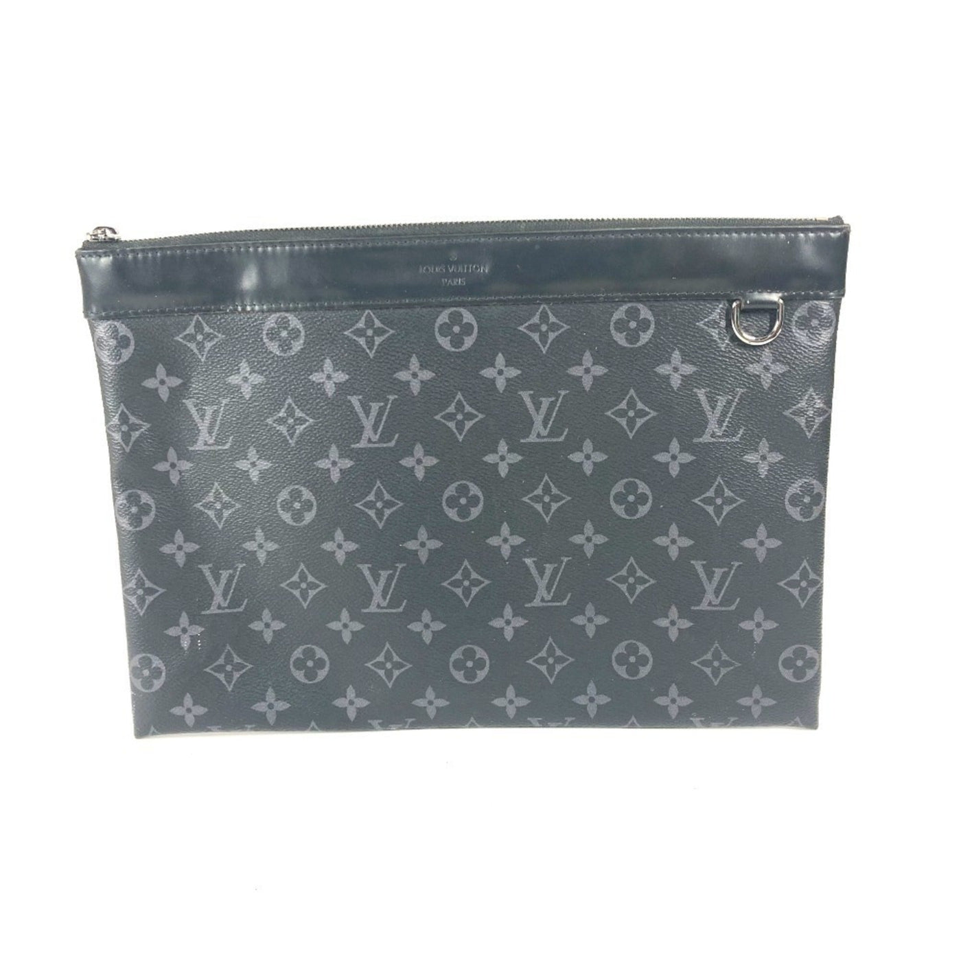 Louis Vuitton Black Monogram Eclipse Monogram Eclipse Clutch Bag Pochette Pouch ( ) | Studio Nafay