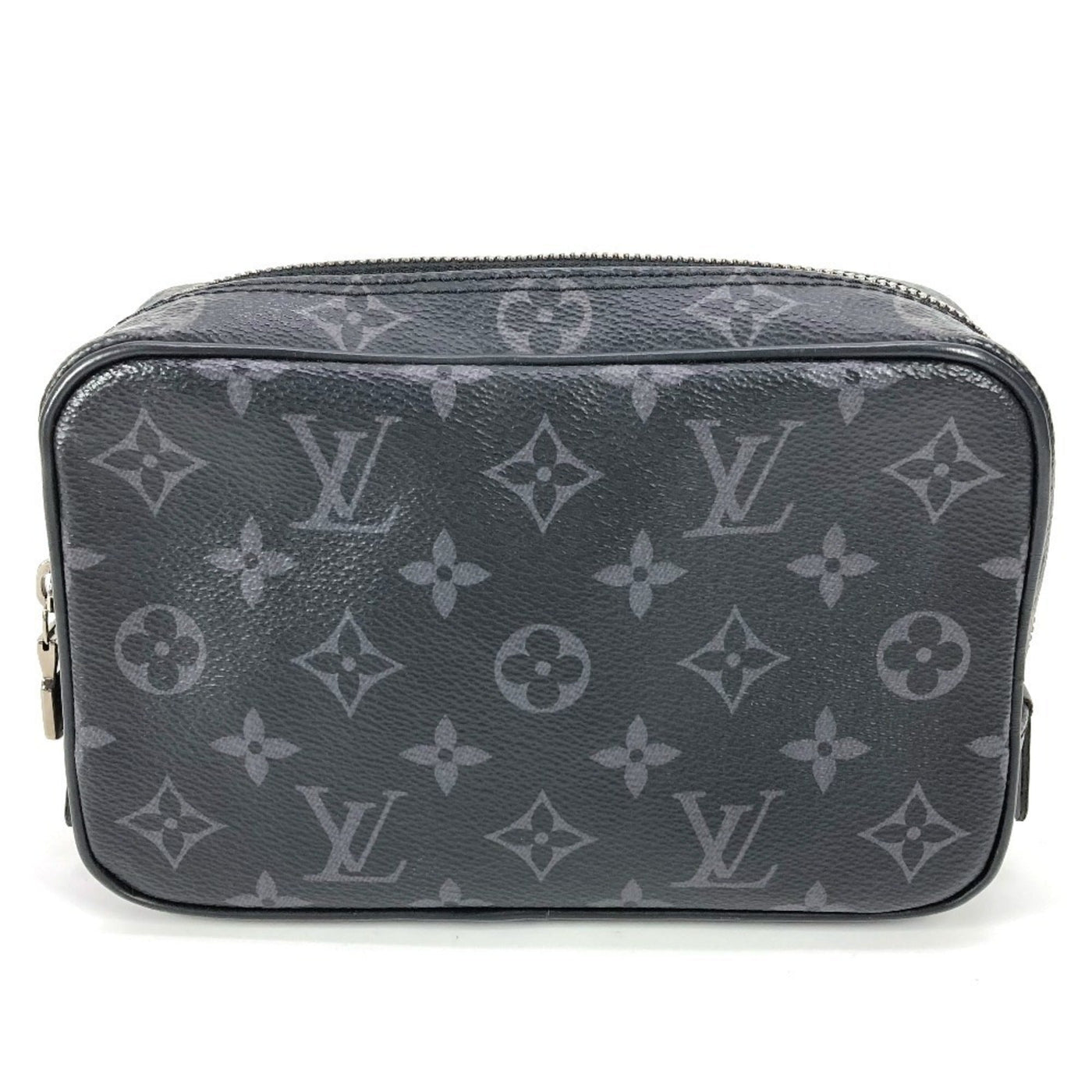 Louis Vuitton Black Monogram Eclipse Canvas Clutch Bag Pouch ( ) | Studio Nafay
