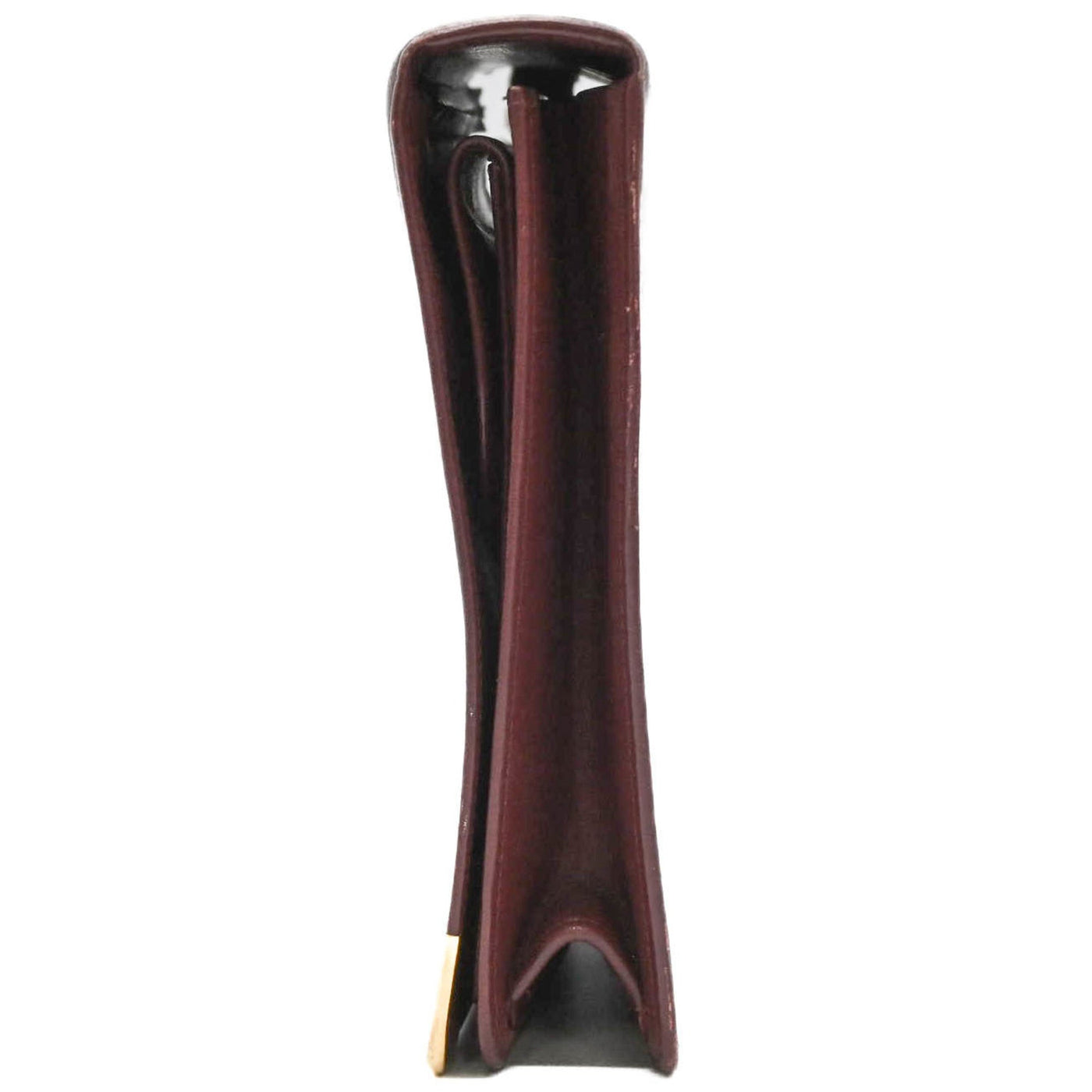 Cartier Bordeaux Red Color Leather Clutch Bag ( ) - Product Image 3