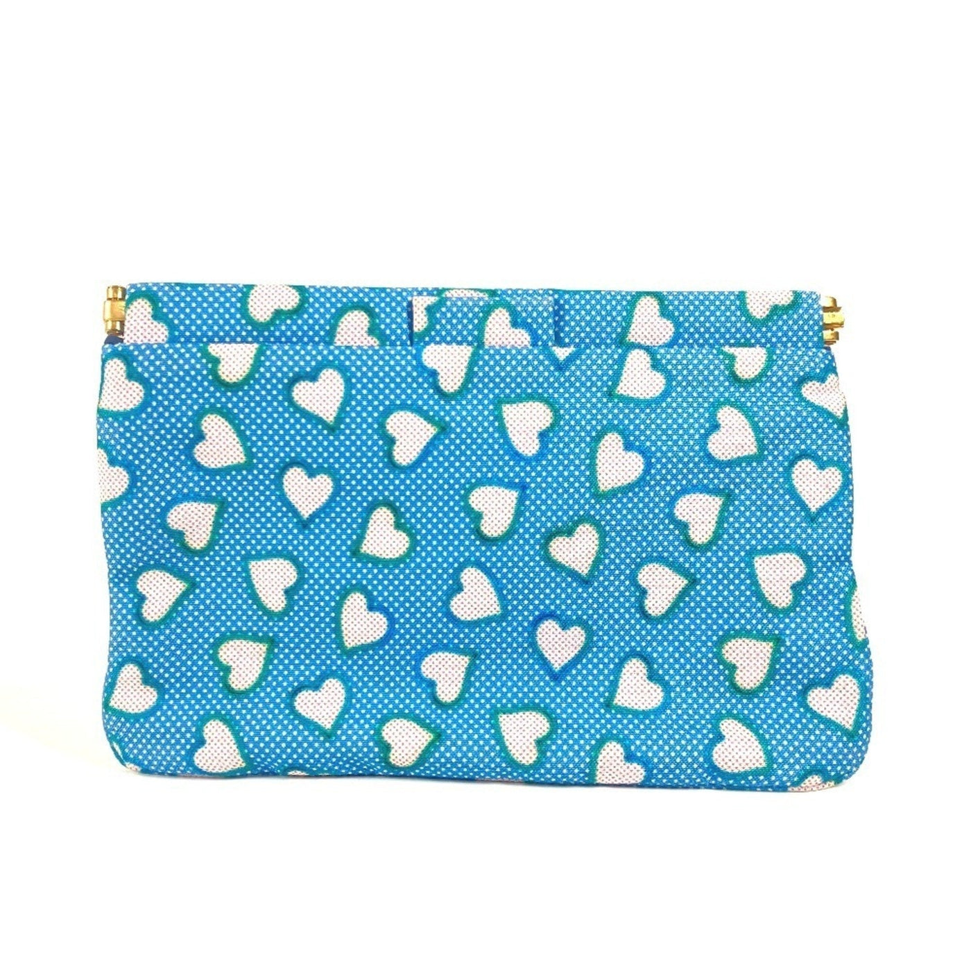 Miu Miu Blue Pink Canvas Clutch Bag Pouch ( ) - Product Image 2