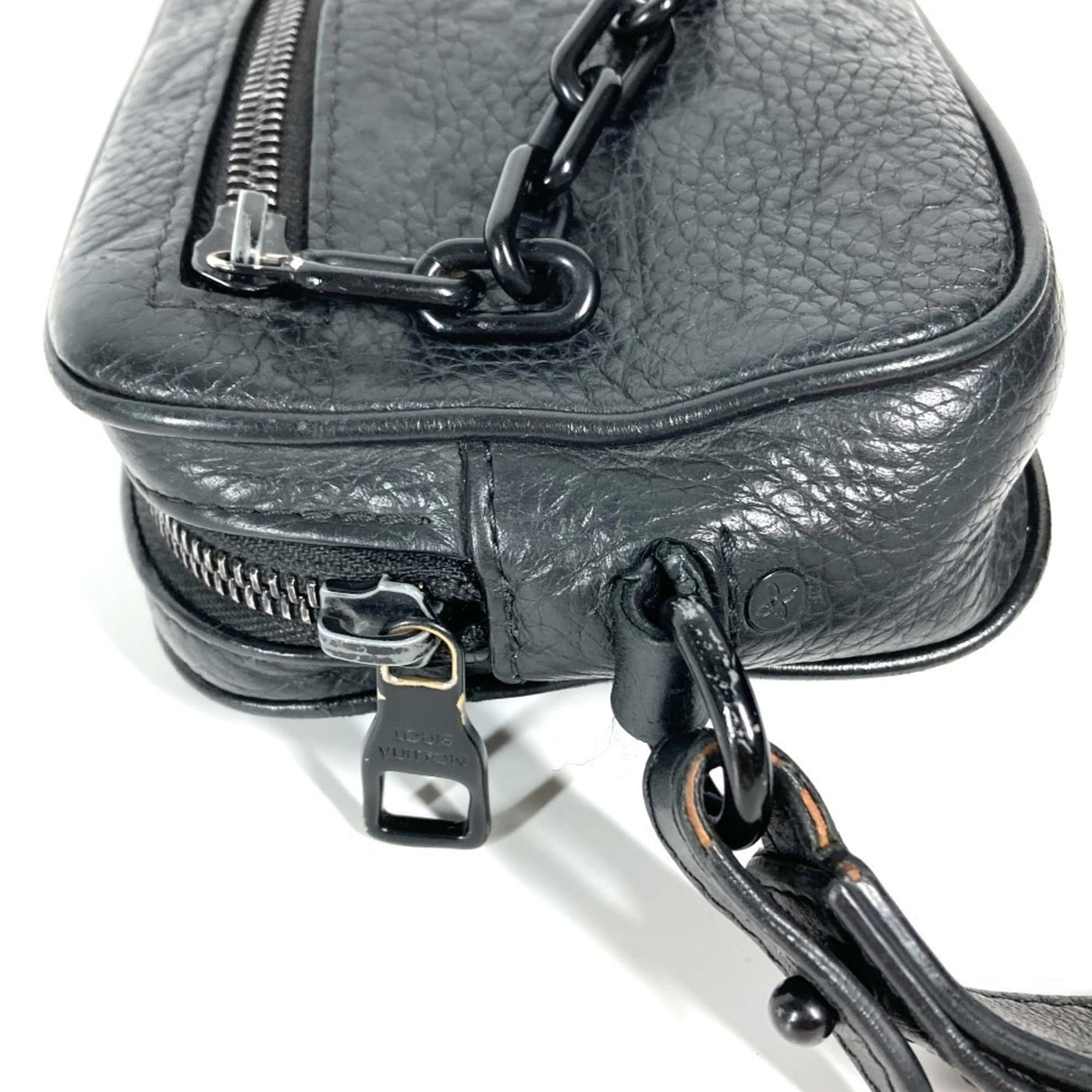 Louis Vuitton Black Noir Leather Clutch Bag Pouch ( ) - Product Image 3