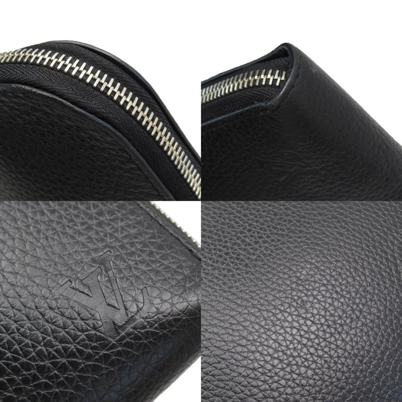 Louis Vuitton Noir Leather Clutch Bag Pochette ( ) - Product Image 4