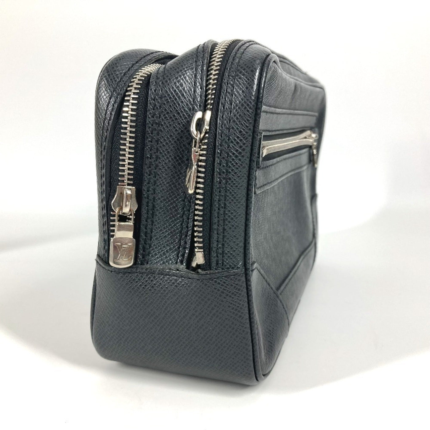 Louis Vuitton Ardoise Black Taiga Leather Leather Clutch Bag Pouch ( ) - Product Image 3