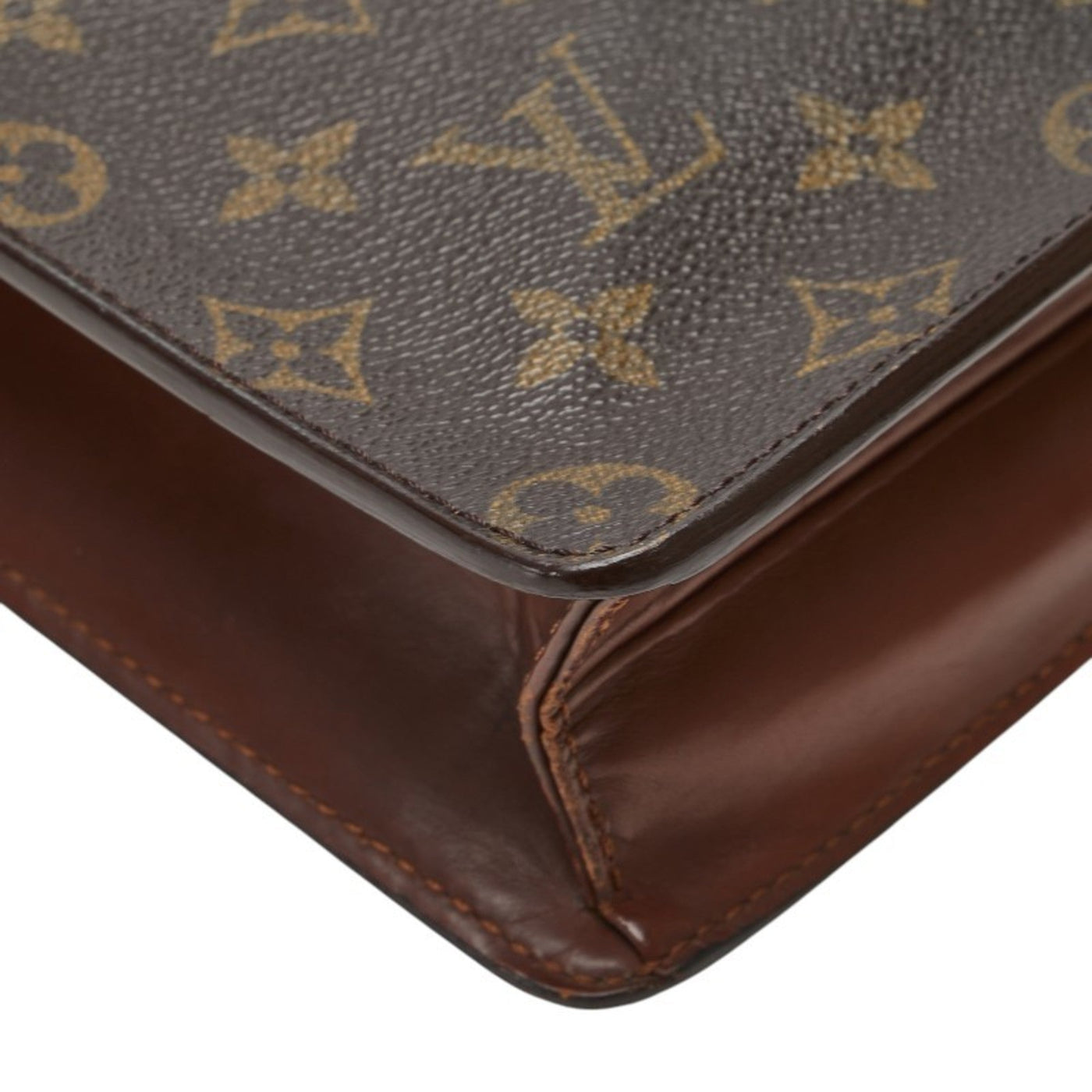 Louis Vuitton Brown Pvc Leather Clutch Bag Pochette ( ) - Product Image 4