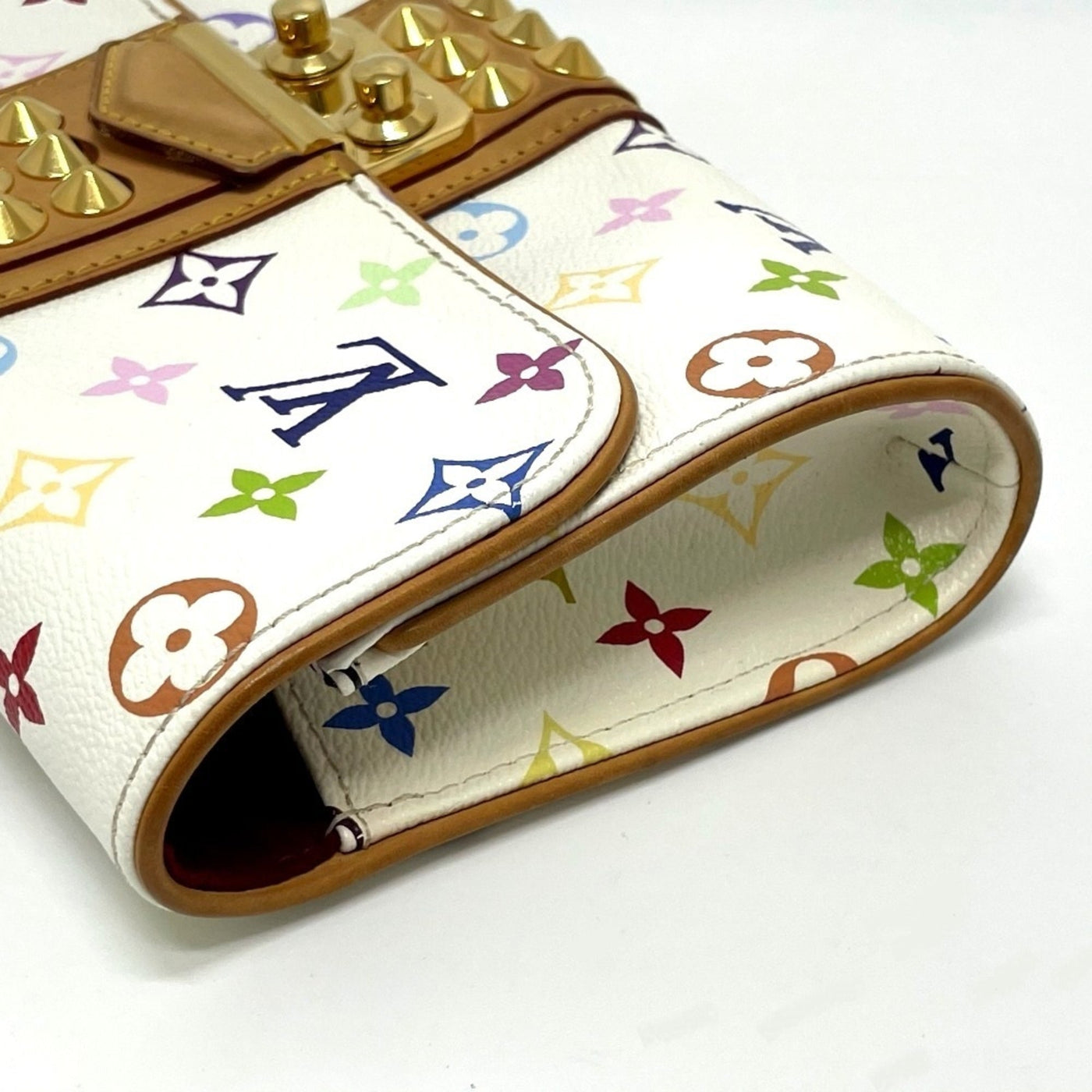 Louis Vuitton Blanc Multi-Color Monogram Multicolore Clutch Bag Pochette ( ) - Product Image 4