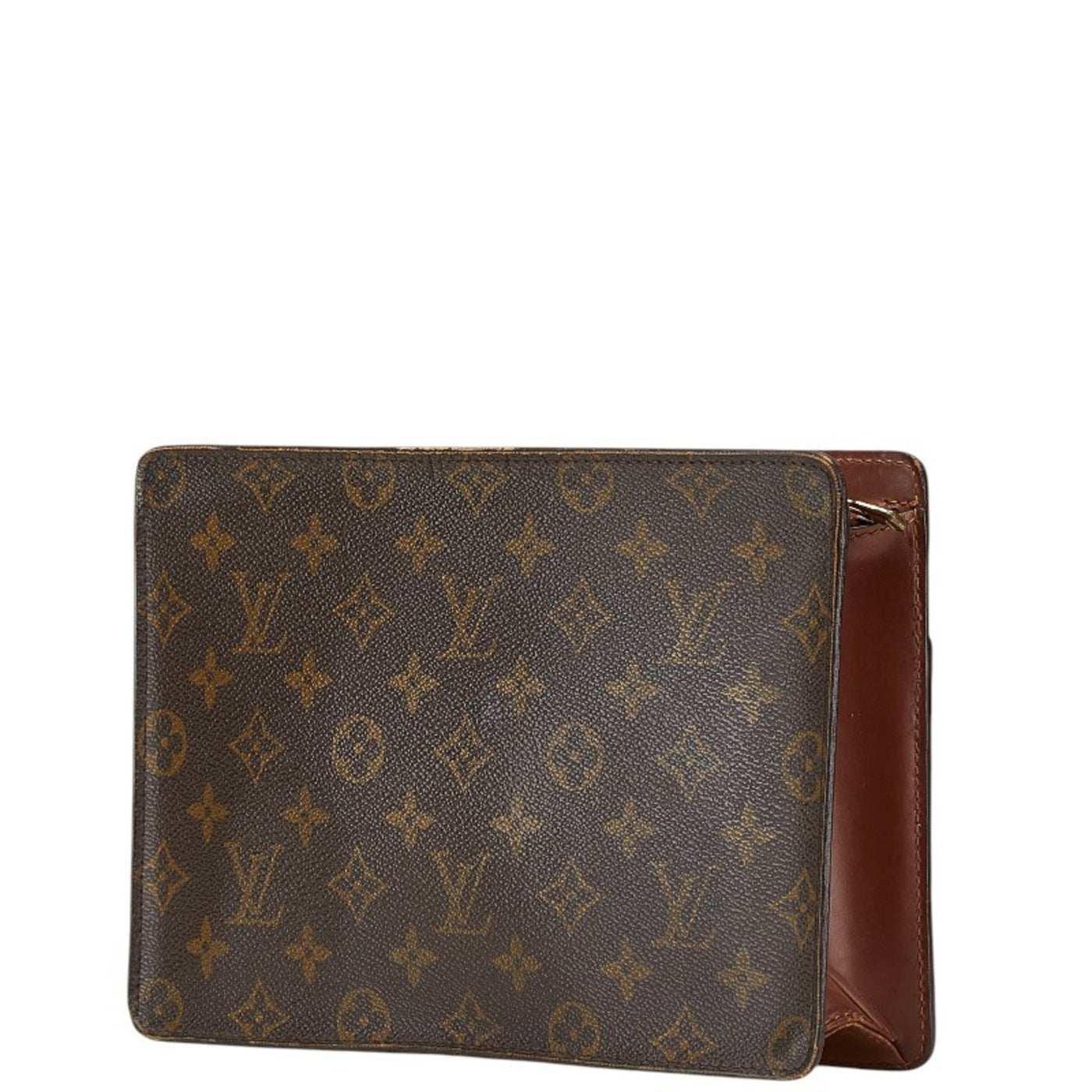 Louis Vuitton Brown Pvc Leather Clutch Bag Pochette ( ) - Product Image 2