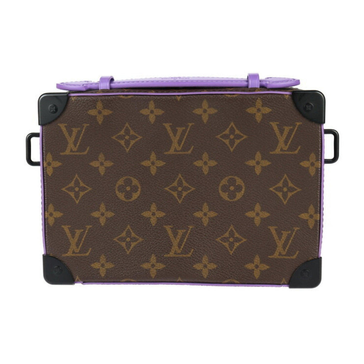 Louis Vuitton Brown Purple Pvc Leather Clutch Bag Handbag Pochette Shoulder Bag ( ) - Product Image 4