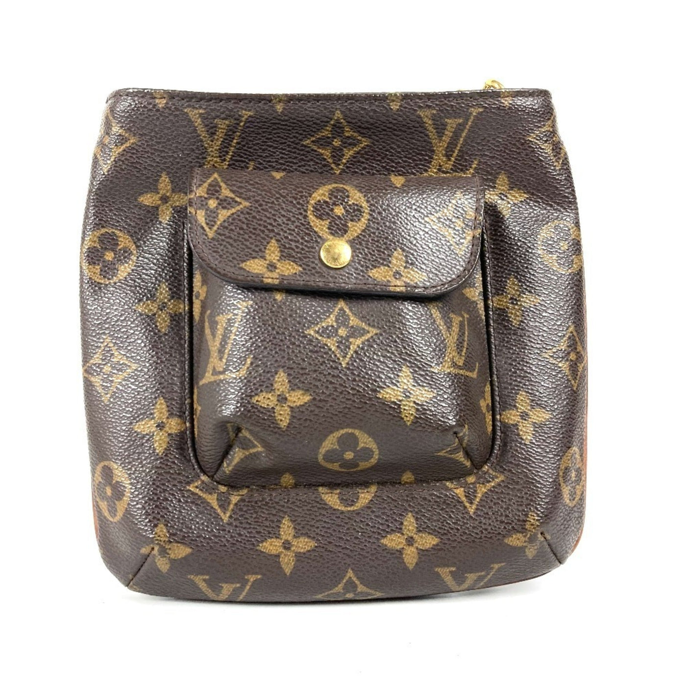 Louis Vuitton Brown Monogram Canvas Clutch Bag Pouch ( ) | Studio Nafay