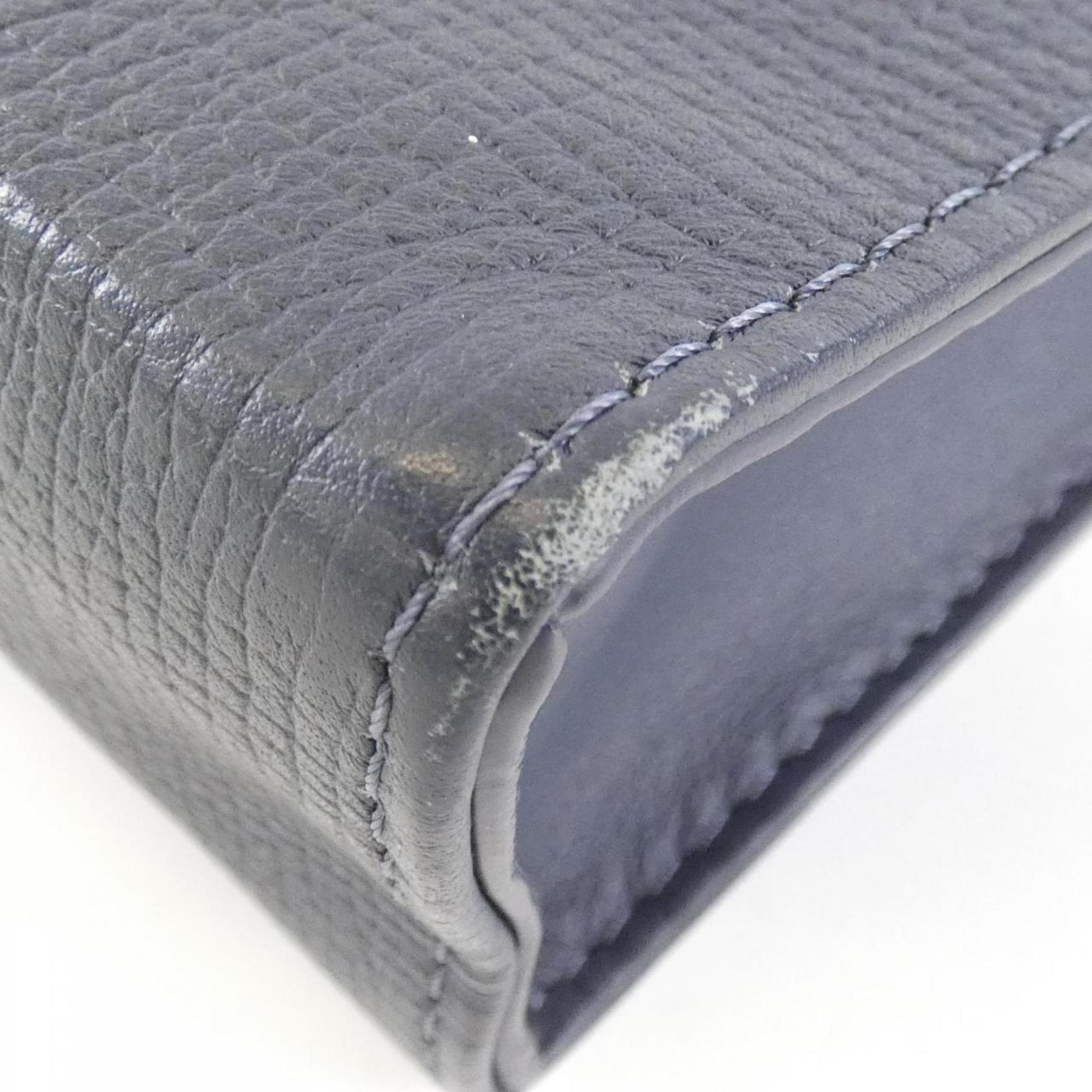 Louis Vuitton Blue Denim Leather Clutch Bag Handbag Pochette ( ) - Product Image 4