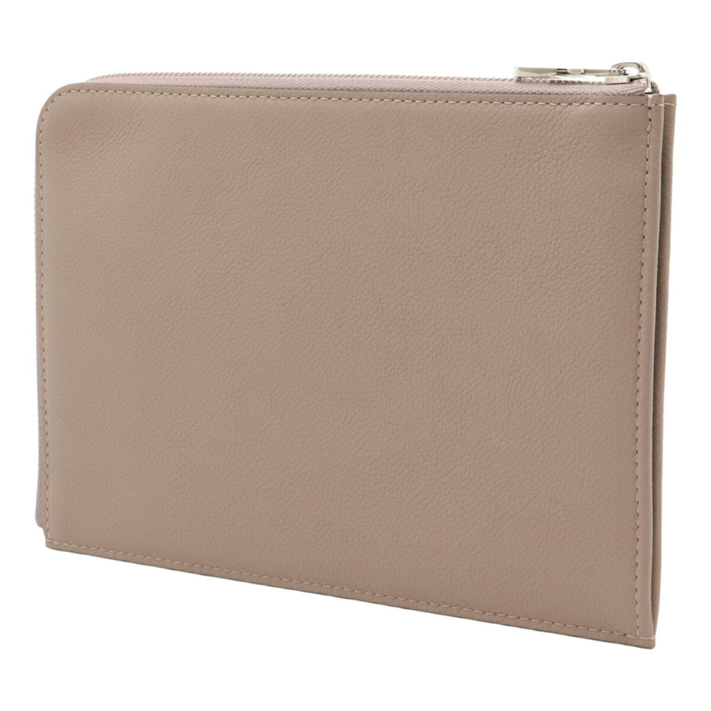 Louis Vuitton Taupe Leather Clutch Bag Pochette Pouch ( ) - Product Image 3