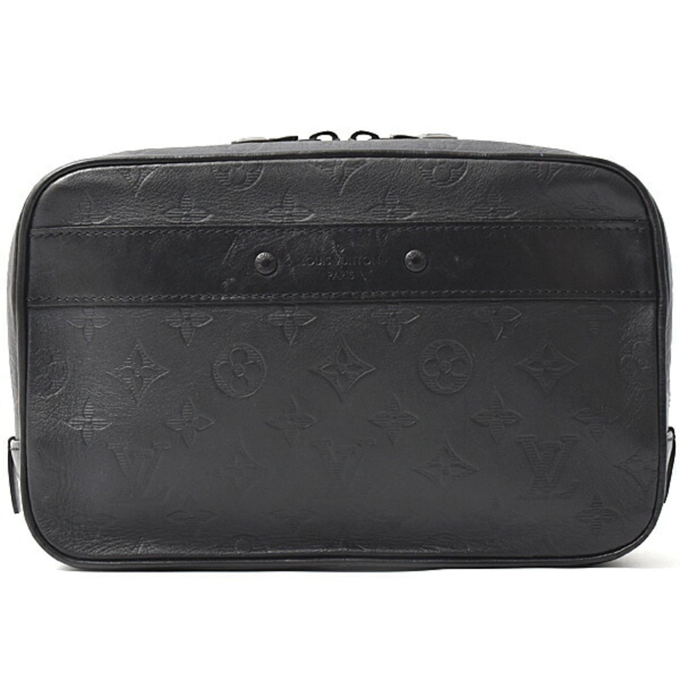 Louis Vuitton Monogram Shadow Noir Monogram Shadow Clutch Bag ( ) | Studio Nafay
