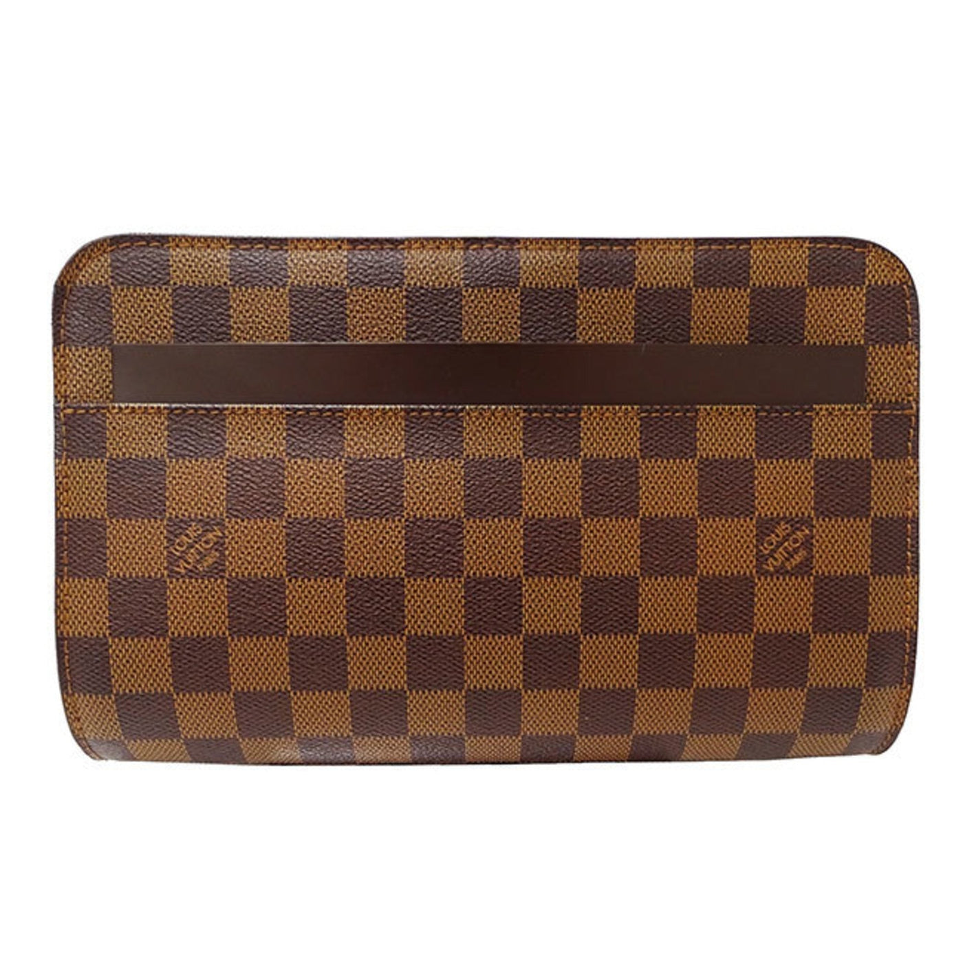 Louis Vuitton Brown Damier Canvas Clutch Bag ( ) | Studio Nafay