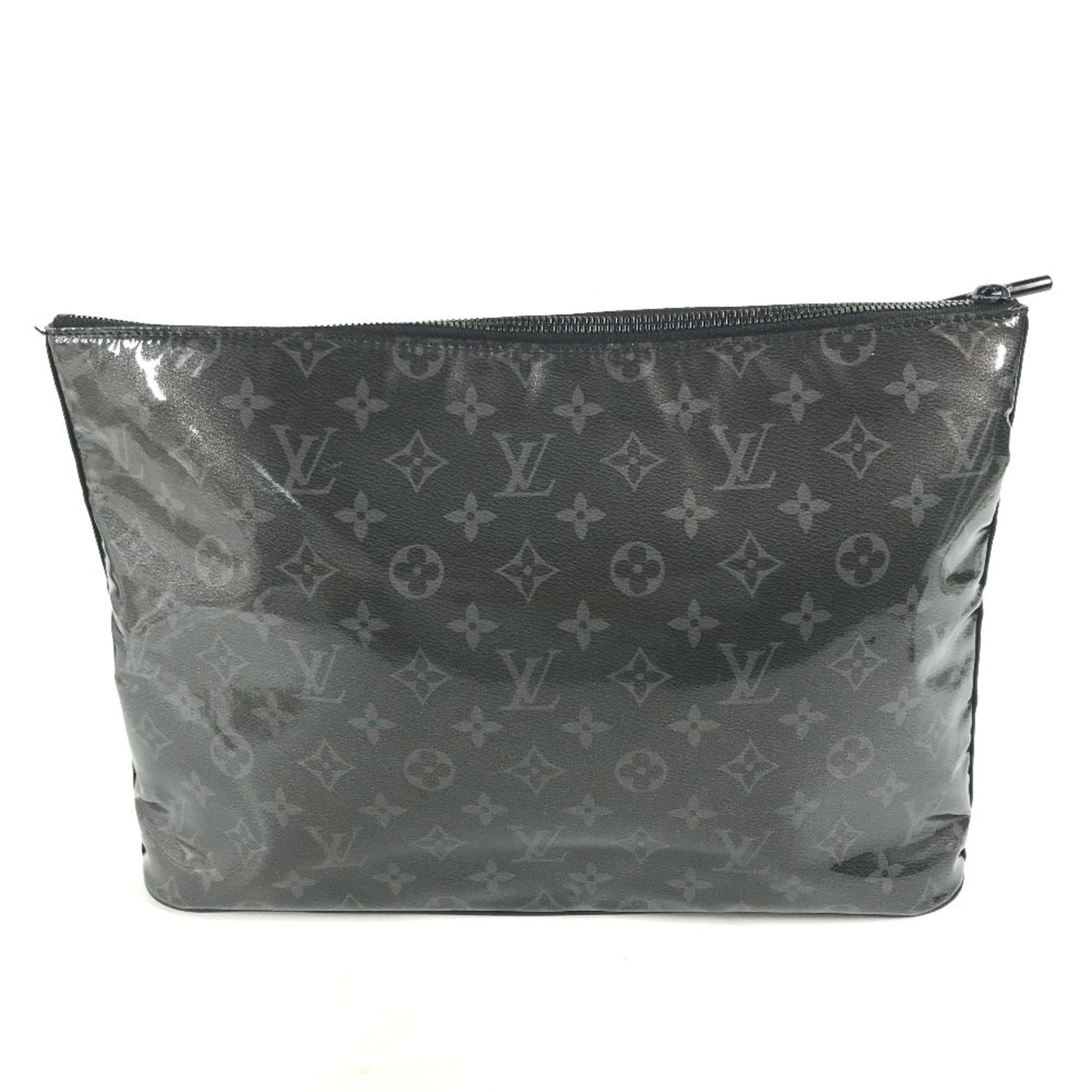 Louis Vuitton Black Vinyl Leather Clutch Bag Pochette Pouch ( ) - Product Image 2