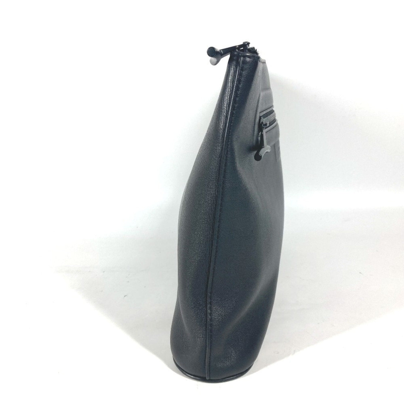 Louis Vuitton Black Leather Clutch Bag Pochette Pouch ( ) - Product Image 4